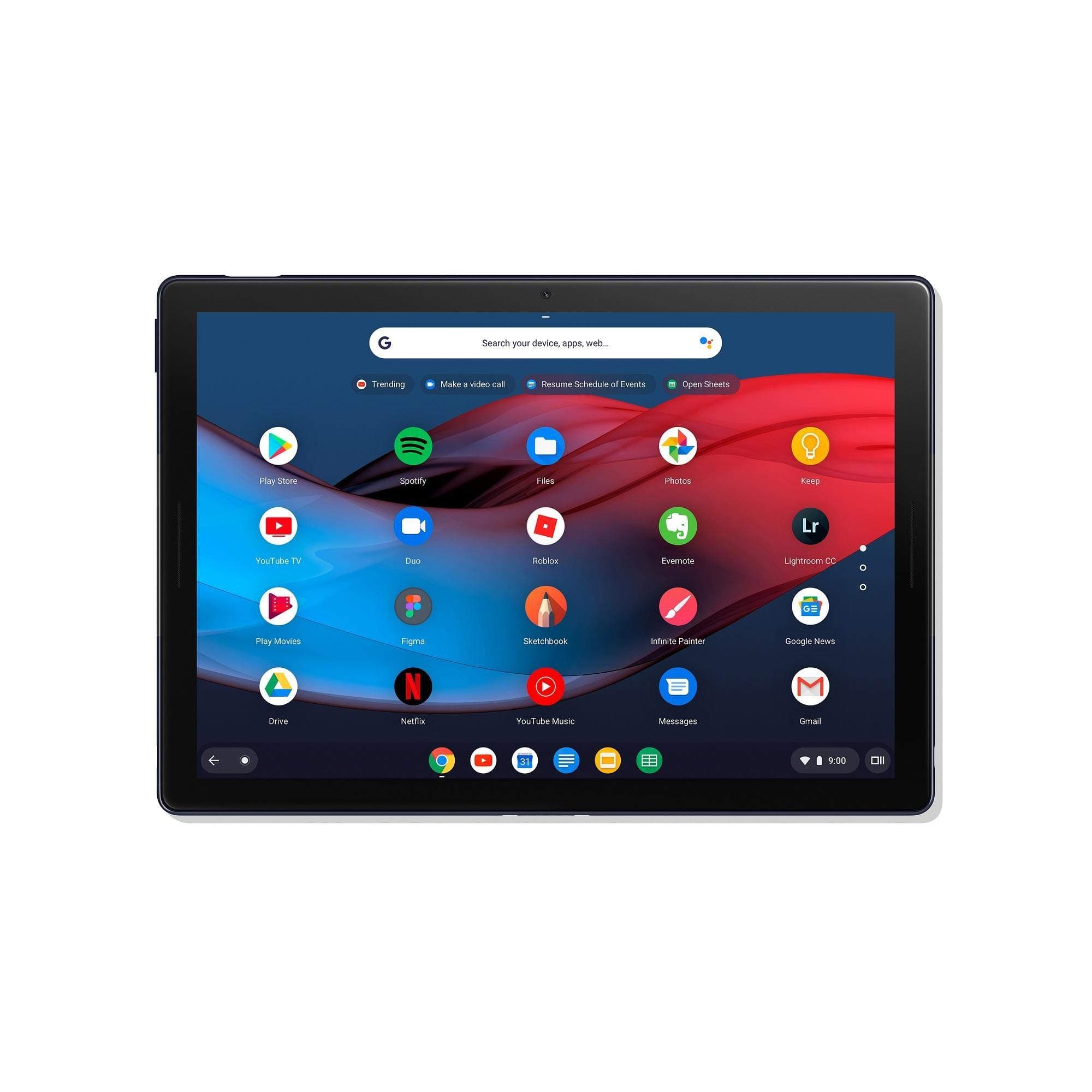 Google Pixel Slate (12.3" Touch Screen Display | 8th Gen Intel Core i7 | 16GB RAM | 256GB EMMC) Wi-Fi only Tablet (Midnight Blue) - International Version