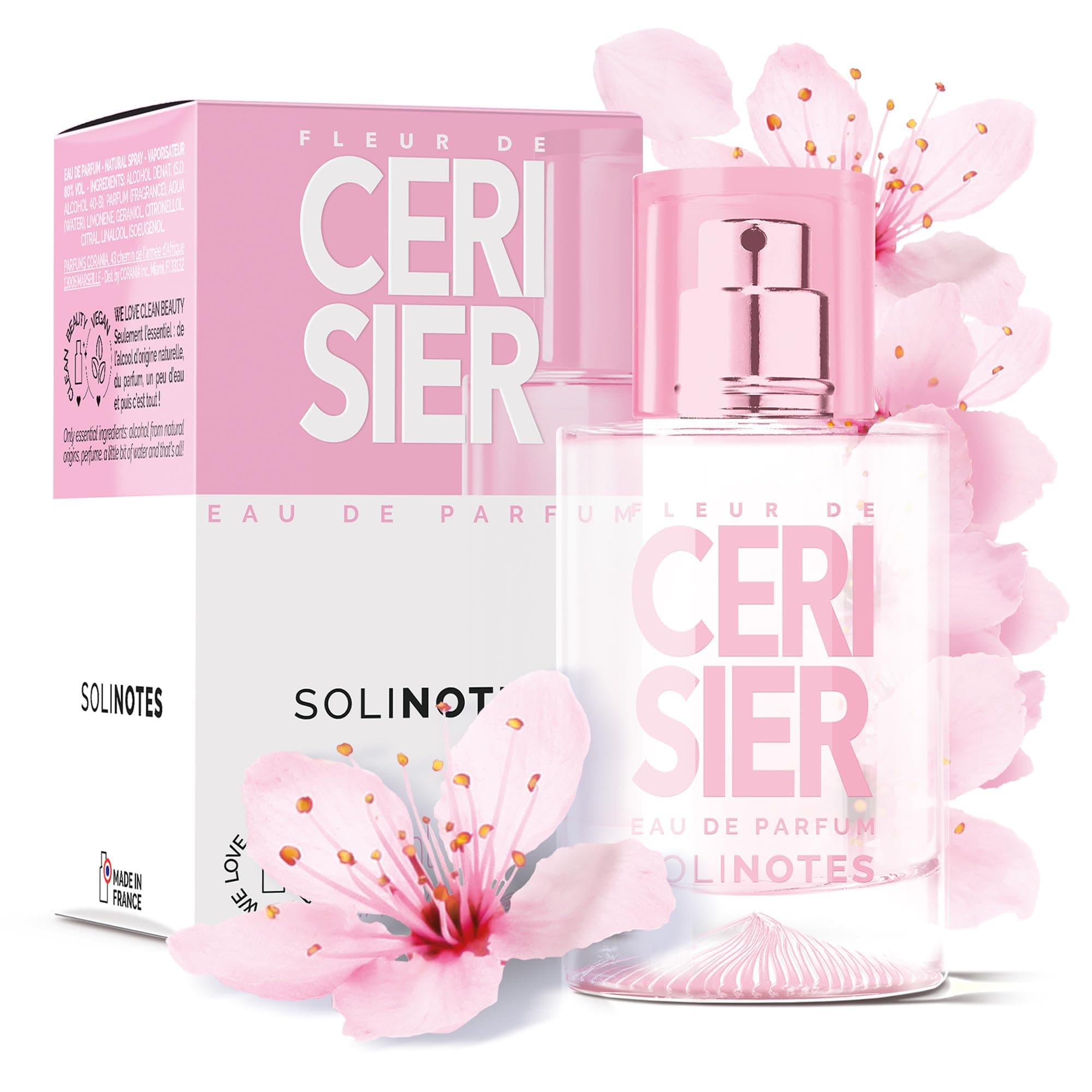Fleur de Cerisier by Solinotes Paris Eau De Parfum Spray (Unisex) 1.7 oz