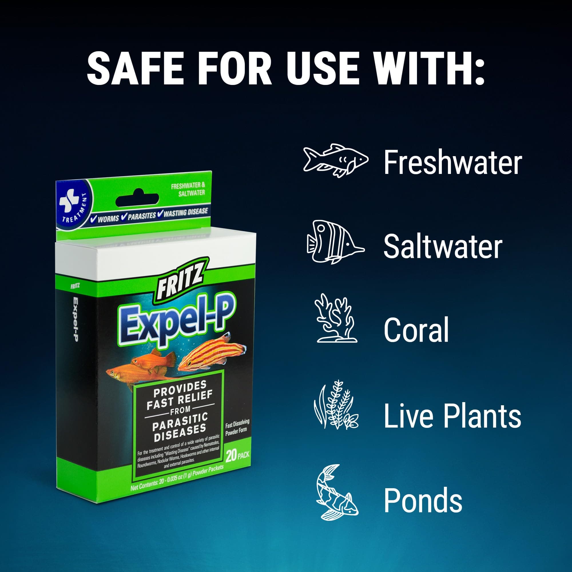 Fritz Expel-P 20 Count