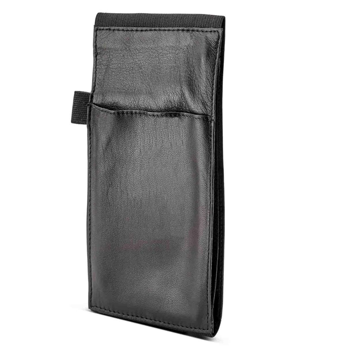 PENNLINEPENNLINE Notebook strap-on leather utility Pouch - Black