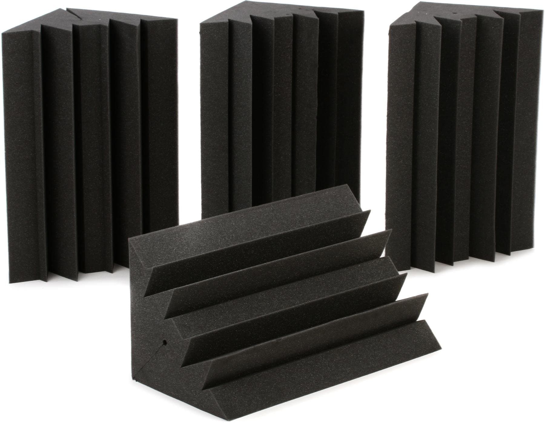 Auralex LENRD Studiofoam Bass Traps 4-Pack - Charcoal