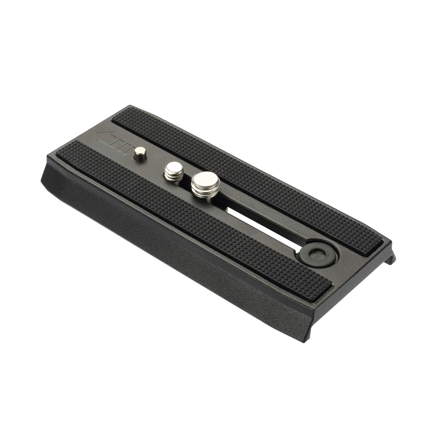 Cayer QR120 Tripod Fluid Head Quick Release Plate Replacement with 1/4 inch and 3/8 inch Mounting Screws for K3 K6 H4 H6 H8 K10 Fluid Head, 501PL Style Plate Replacement