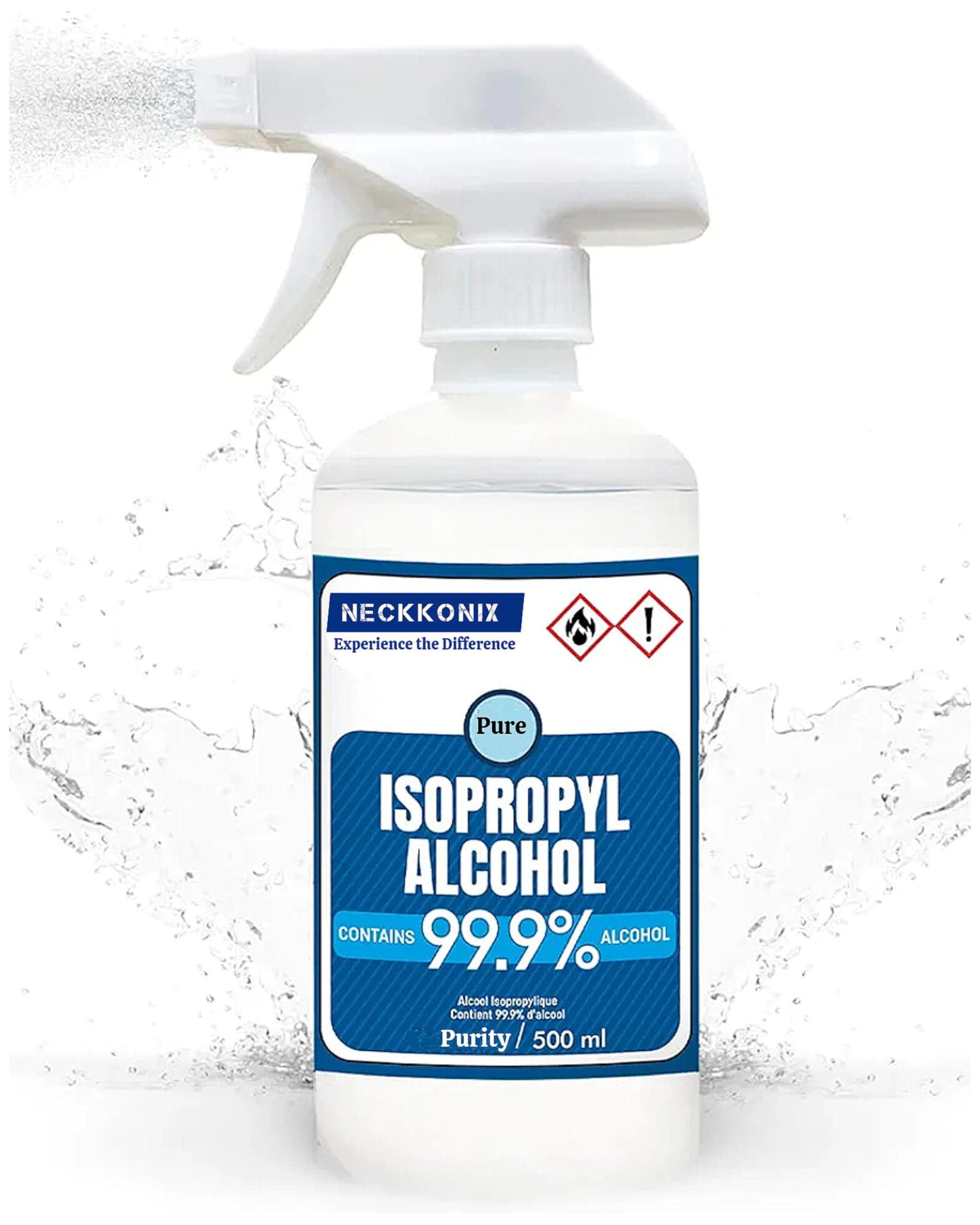 Isopropyl alcohol-500 ML (IPA-Trigger Spray Pack) (99.9% Pure) (CH3)2-CH-OH)