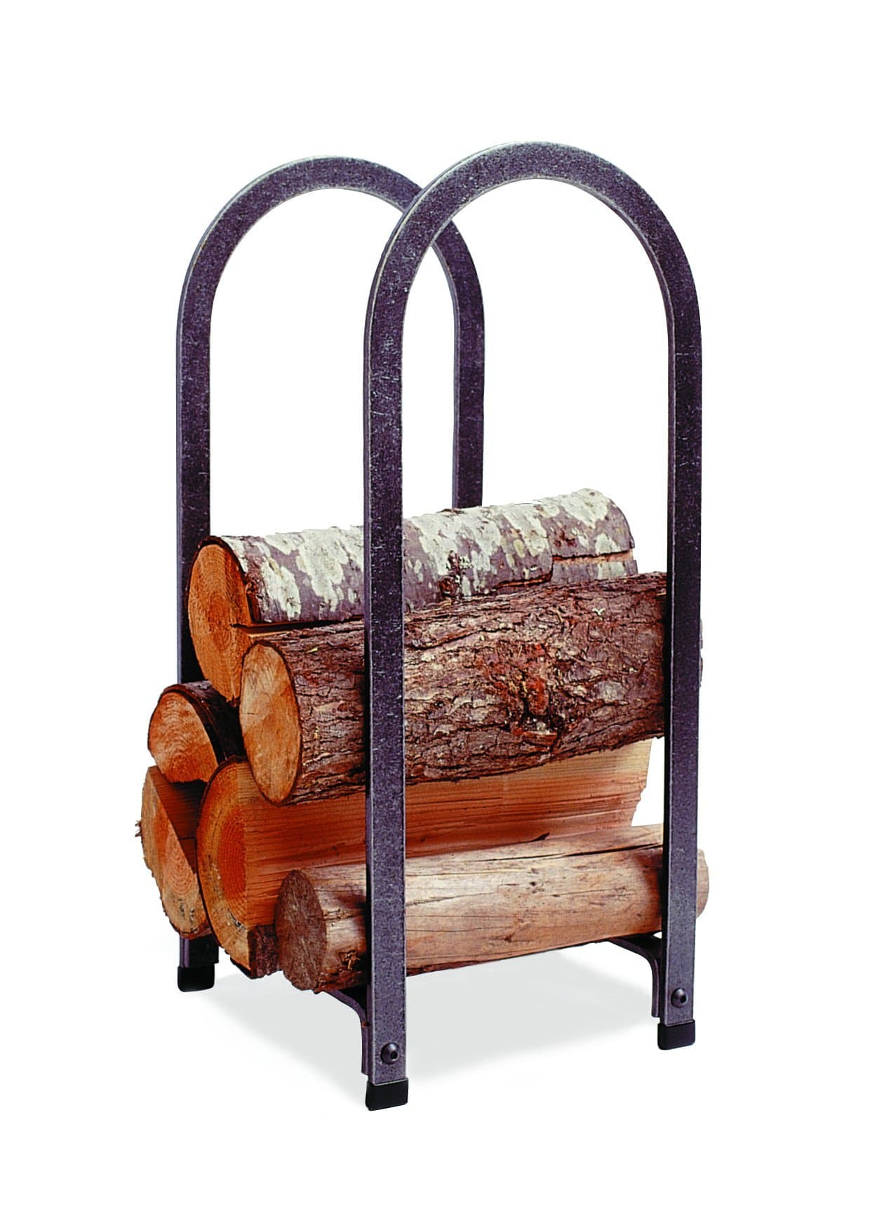 Enclume Vertical Arch Log Rack, Hammered Steel