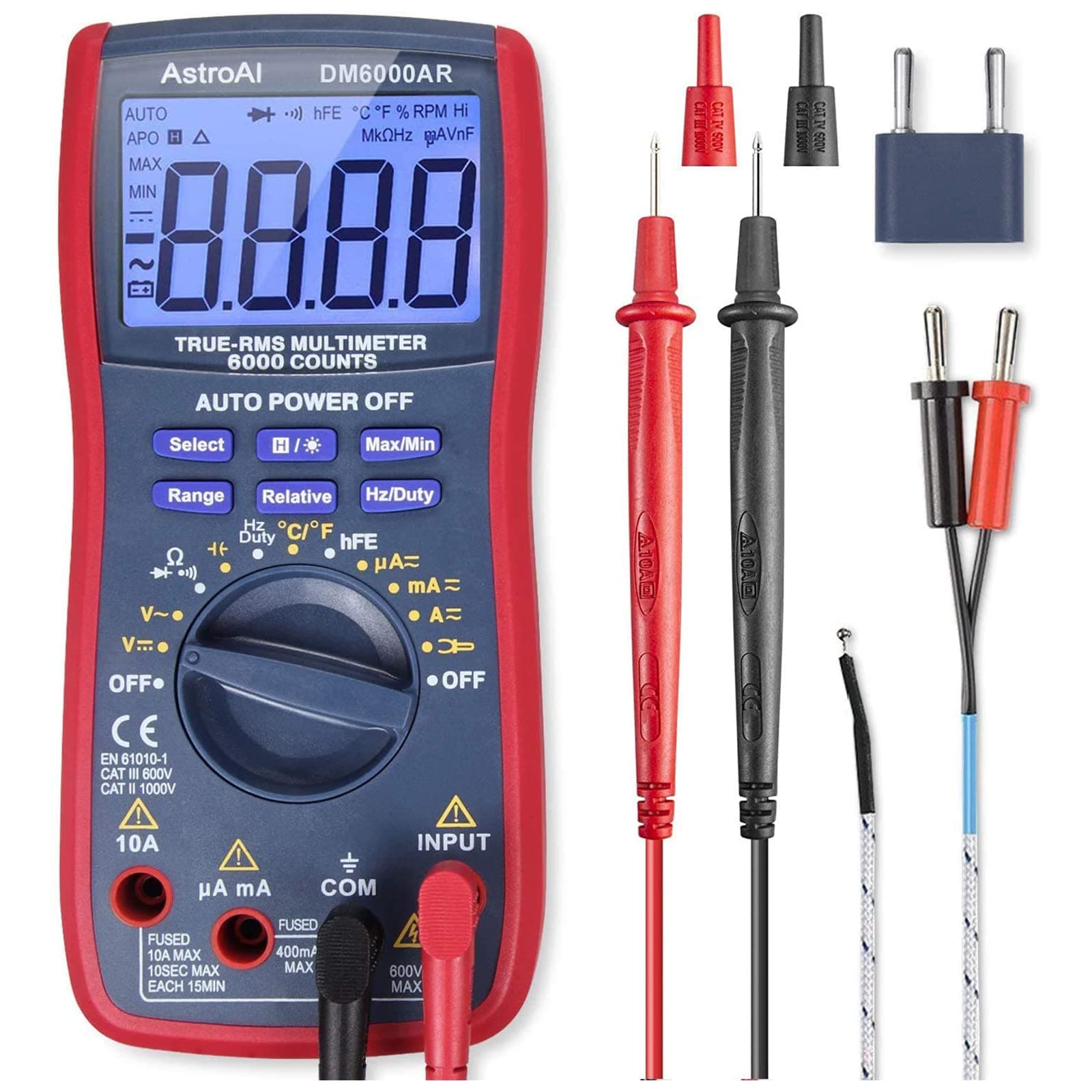 AstroAI Multimeter 6000 Counts