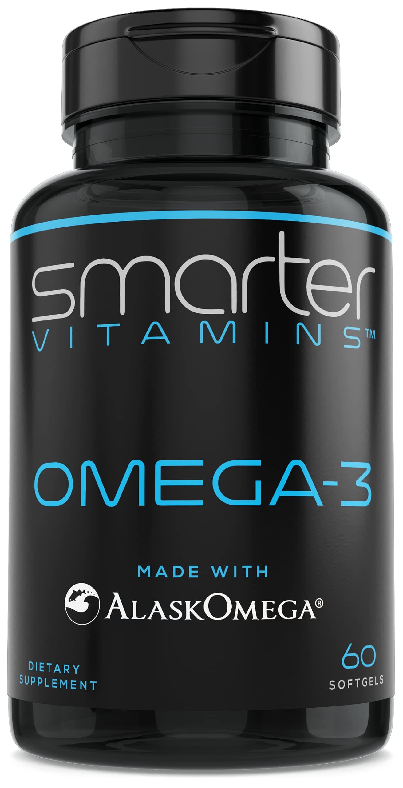 - SmarterVitamins Omega 3 Fish Oil, Strawberry Flavor, Burpless, Tasteless, 2000mg, DHA EPA Triple Strength, Made with AlaskOmega®