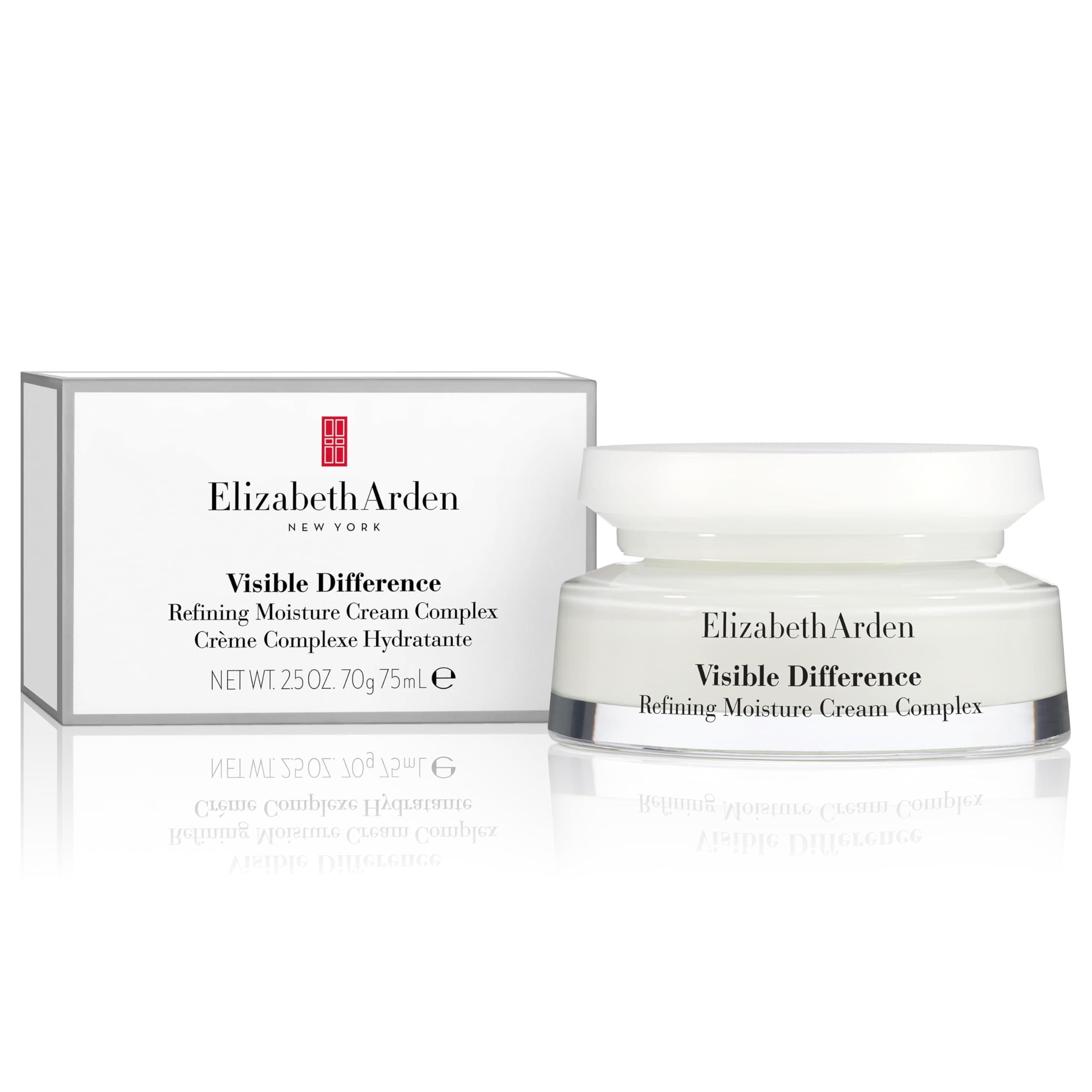 Visible Difference Refining Moisture Cream Complex, Daily Face Moisturizer, Prevents Hydration Loss, Dermatologist and Clinically Tested, 2.5 Oz