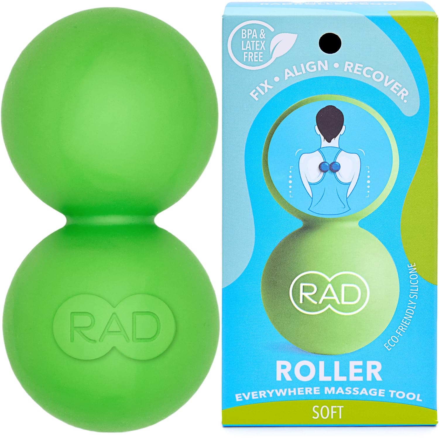 Roller I Myofascial Release Tools I Medium Density I Self Massage Mobility and Recovery (Green)