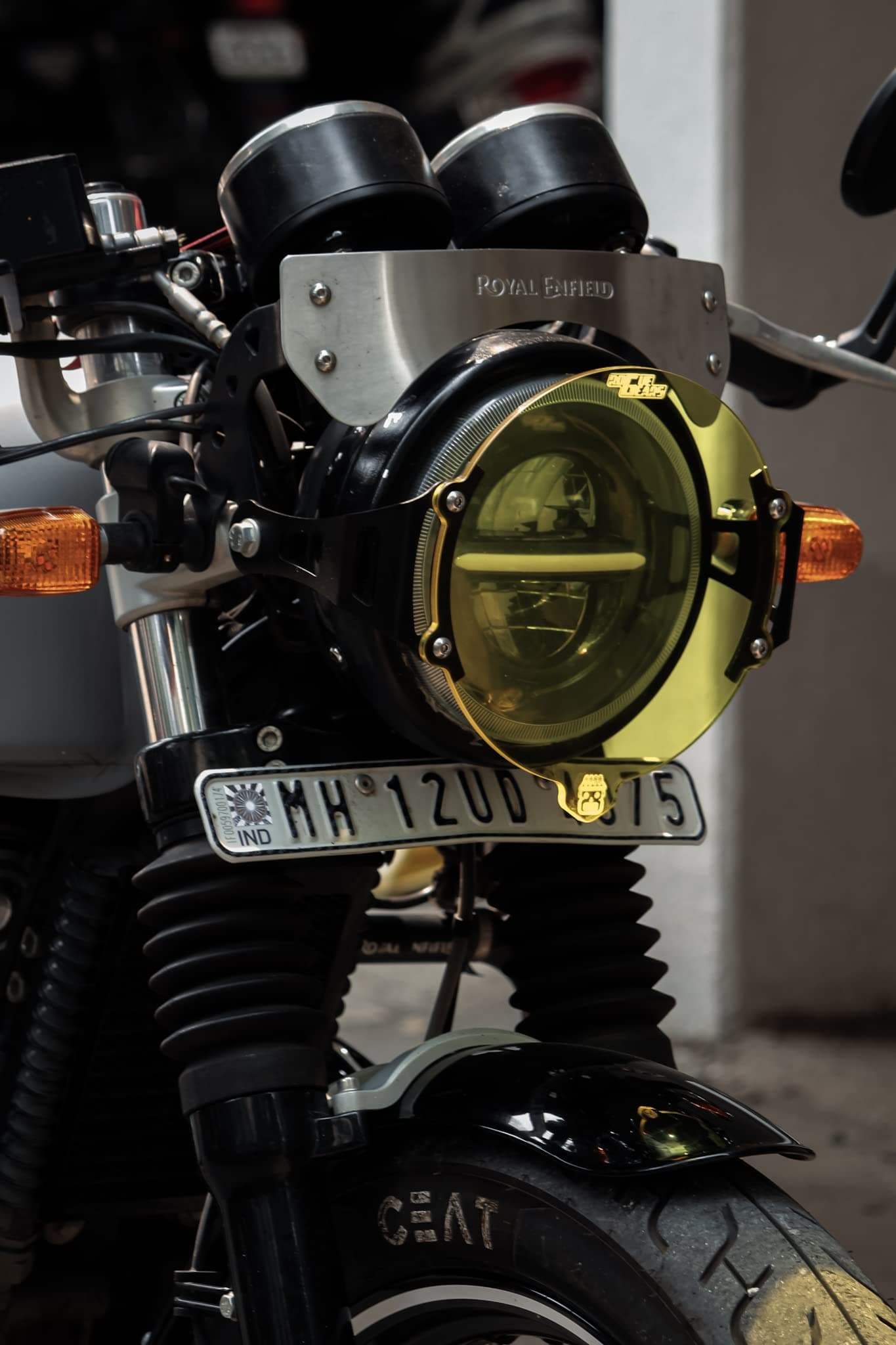 LED Headlight Guard For Royal Enfield Interceptor 650