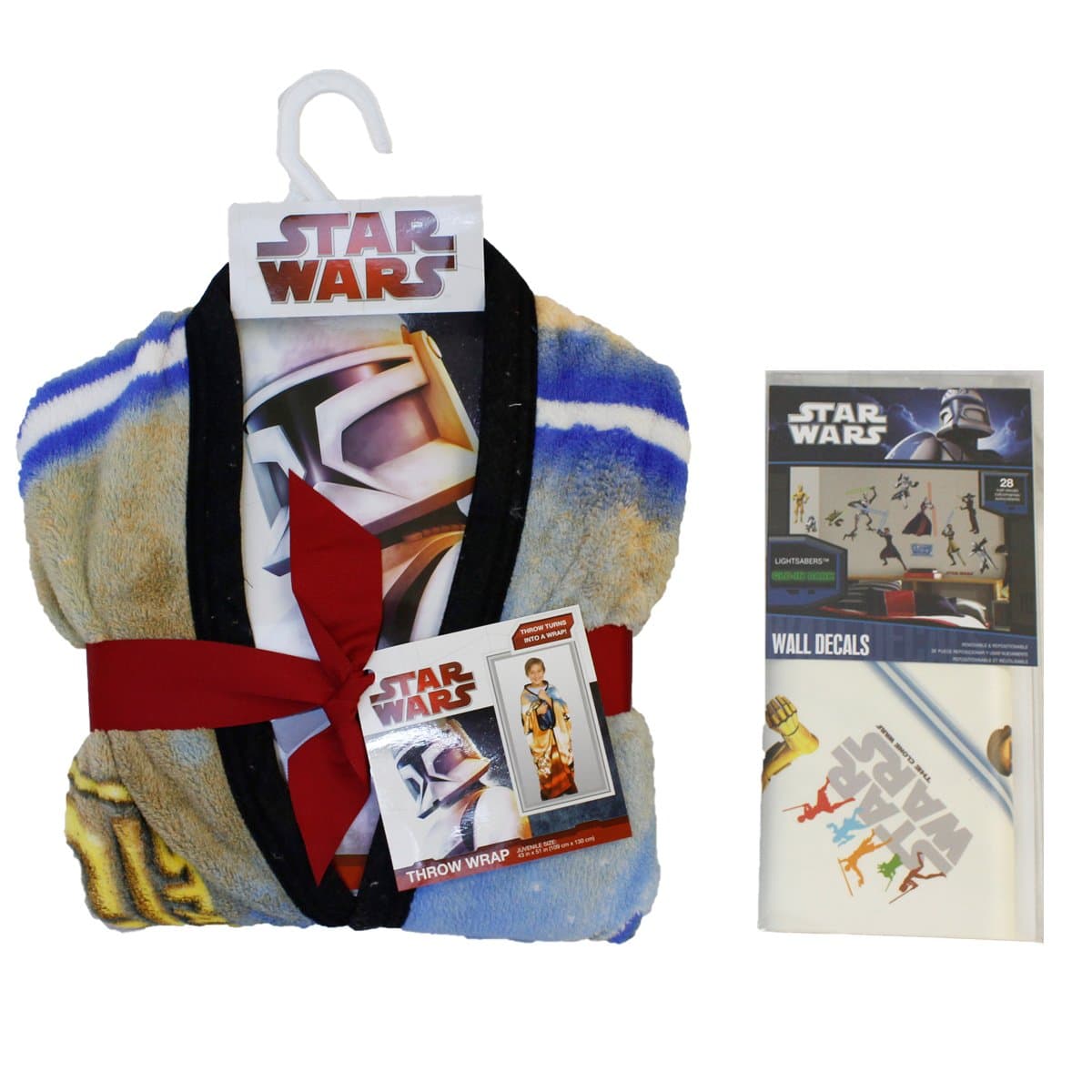 Star Wars Cuddly Wrap Sticker Set Clone Wars Blanket