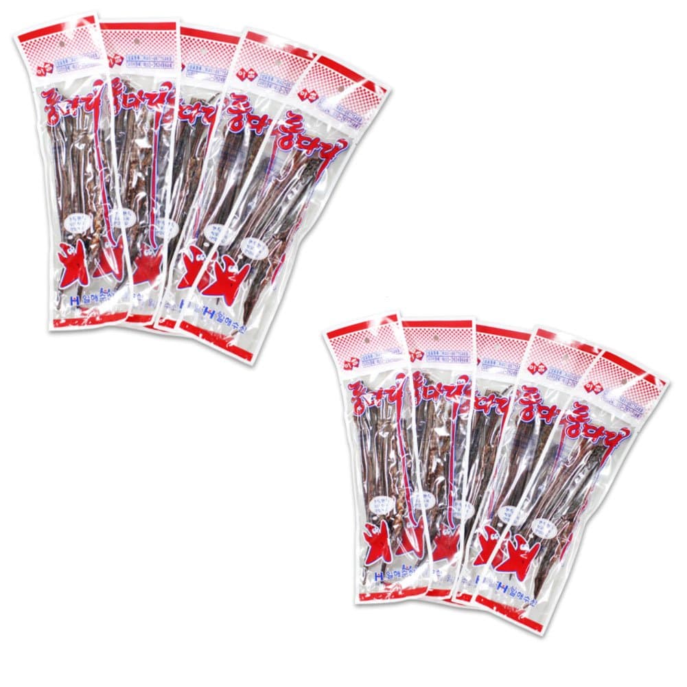 Working Fish Long Legs 1.76OZ x 20Set / Squid Leg / Dry Squid / Gift / Souvenir / Snack / Snack / Aji / Gift / Zip / ConveniencePurified Honey Butter Squid 1.06OZ x 10Set Sweet Squid