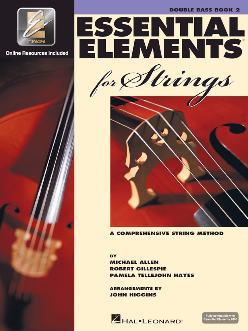Essential Elements for Strings - Double Bass Book 2 with EEi Online Resources | Double Bass Method Songbook and Sheet Music for School Band Students and Teachers | Comprehensive String Method