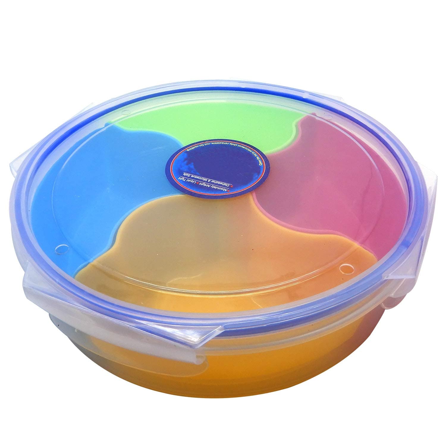 Bignay Plastic Masala Dabba/Spice Container Box 4 Compartments