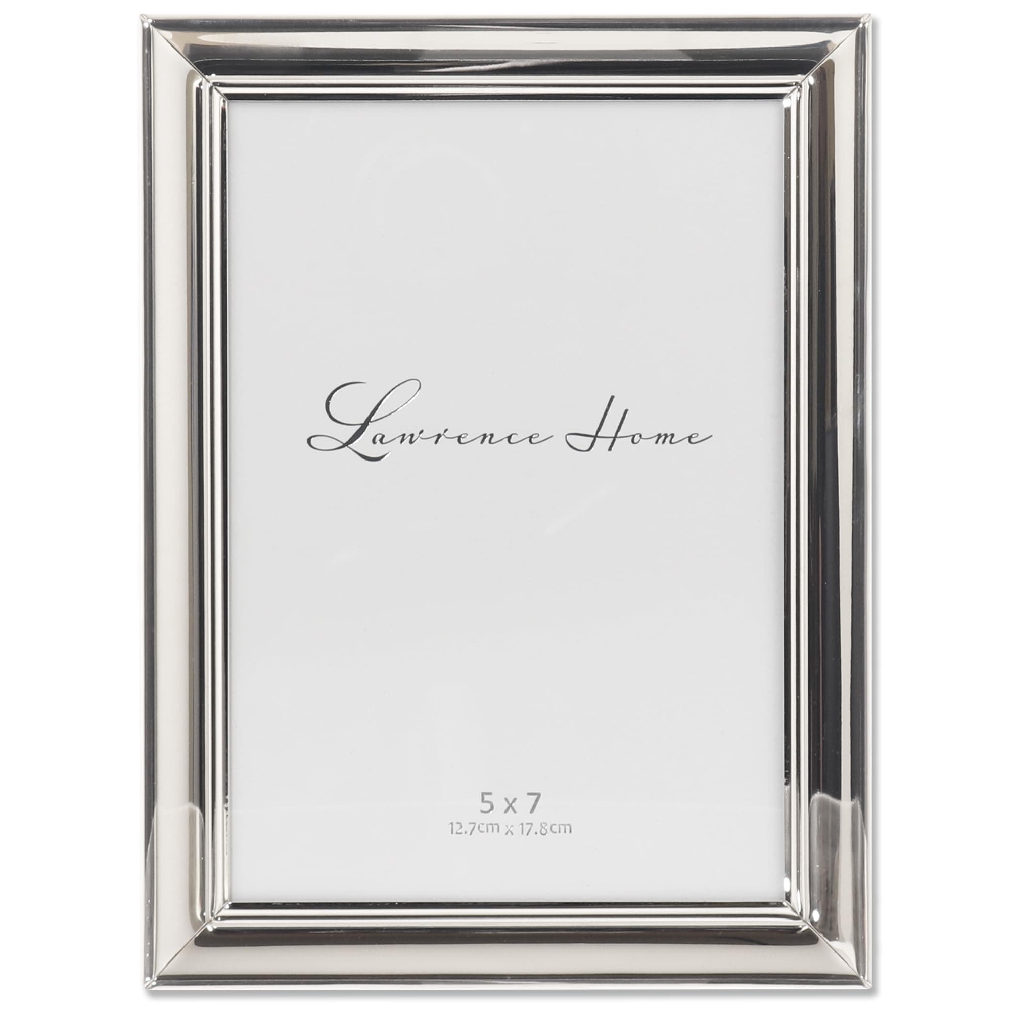 5x7 Silver Metal Picture Frame - Strata Design