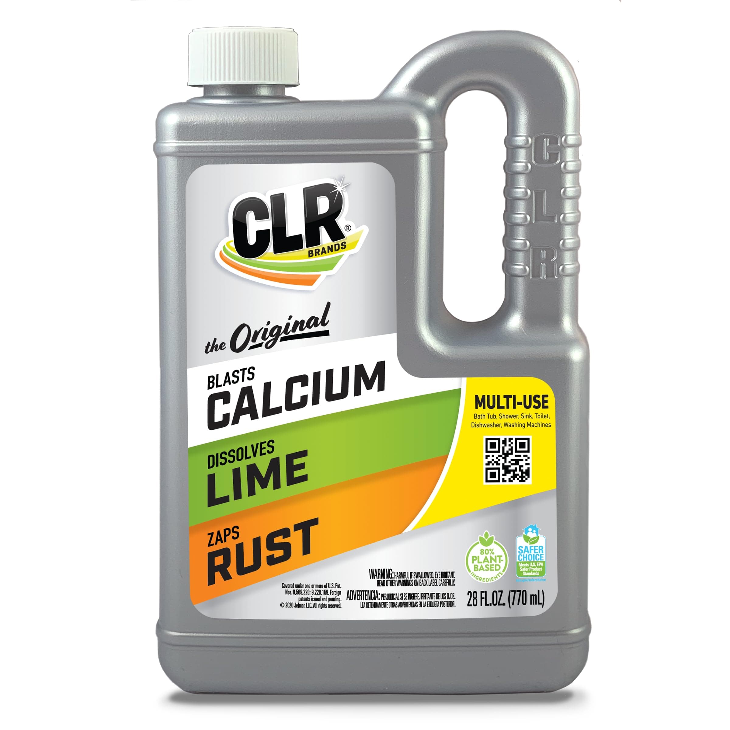 Calcium, Lime & Rust Remover, Blasts Calcium, Dissolves Lime, Zaps Rust Stains, 28 Ounce Bottle (Packaging May Vary)