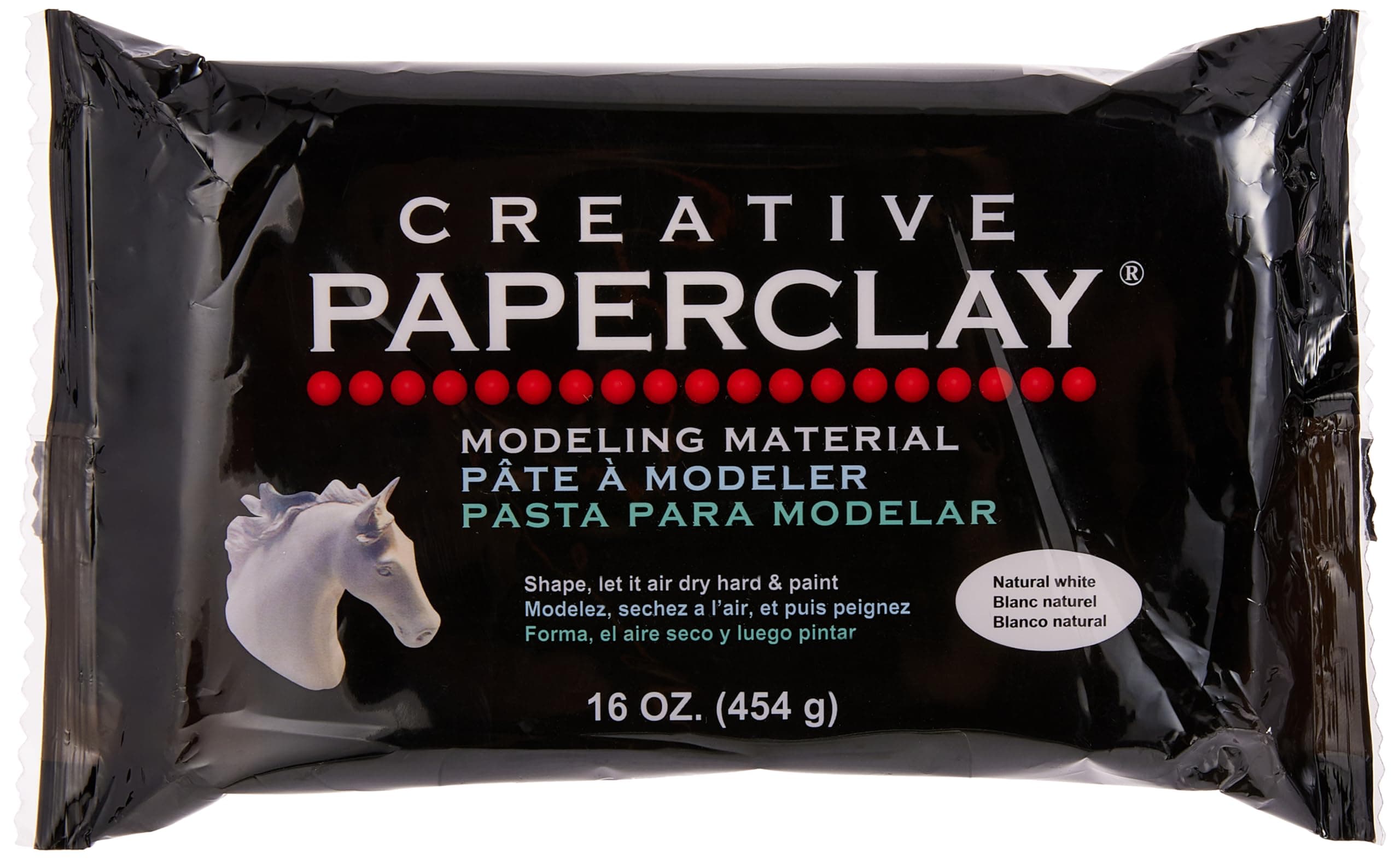 Creative Paperclay Creative Paper 16 oz, White