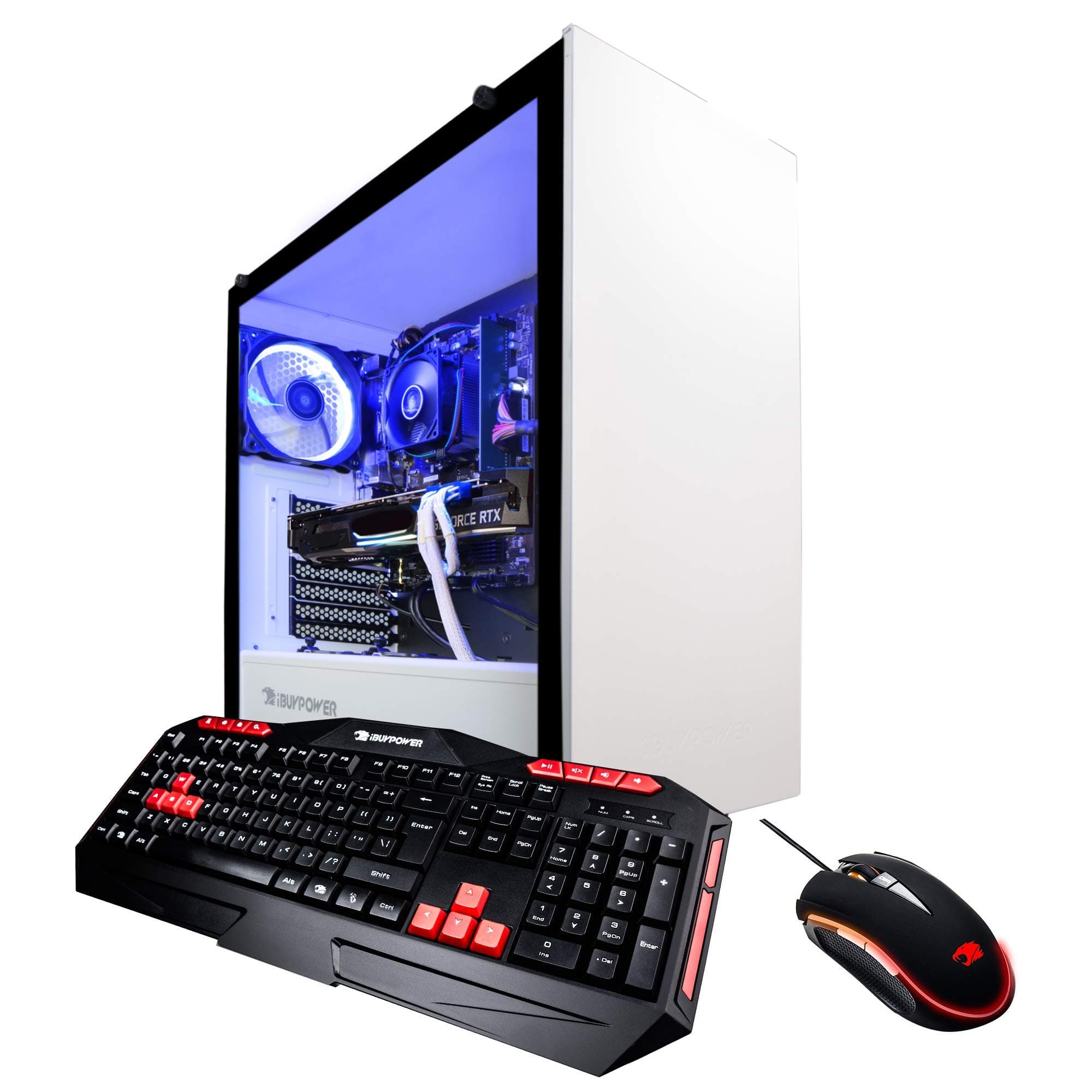 iBUYPOWER Elite Gaming PC Computer Desktop ARC 069i (Intel i5-9400F 2.9GHz, NVIDIA GeForce RTX 2060 6GB, 8GB DDR4-2666 RAM, 1TB Solid State Drive, WiFi Included, Win 10 Home, VR Ready), White