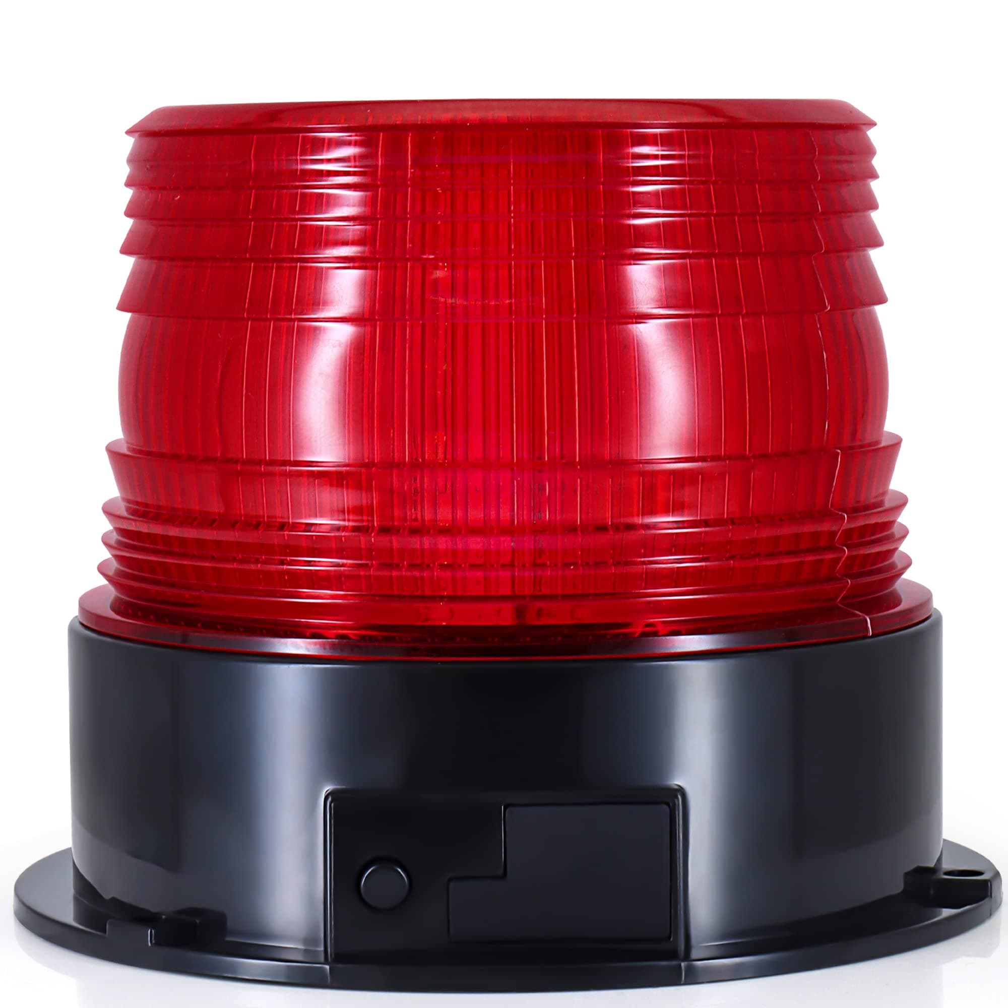 Magnetic Wireless Strobe Lights, Red LED Rechargeable Battery Roof Top Safety Warning Beacon Light for Vehicle High Brightness Emergency Flashing Caution Hazard
