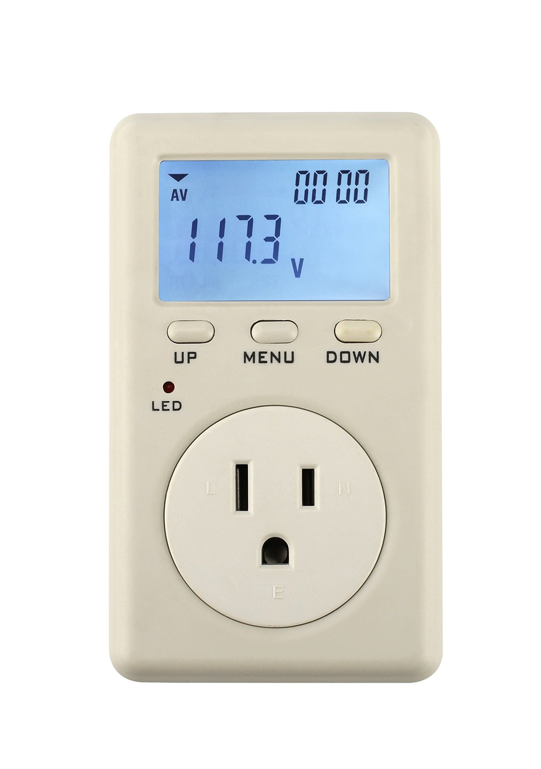 Elecall D02A Multi-function Smart Meter Digital Energy Power Meter Wattage Voltage Analyzer 110-230V (Standard)