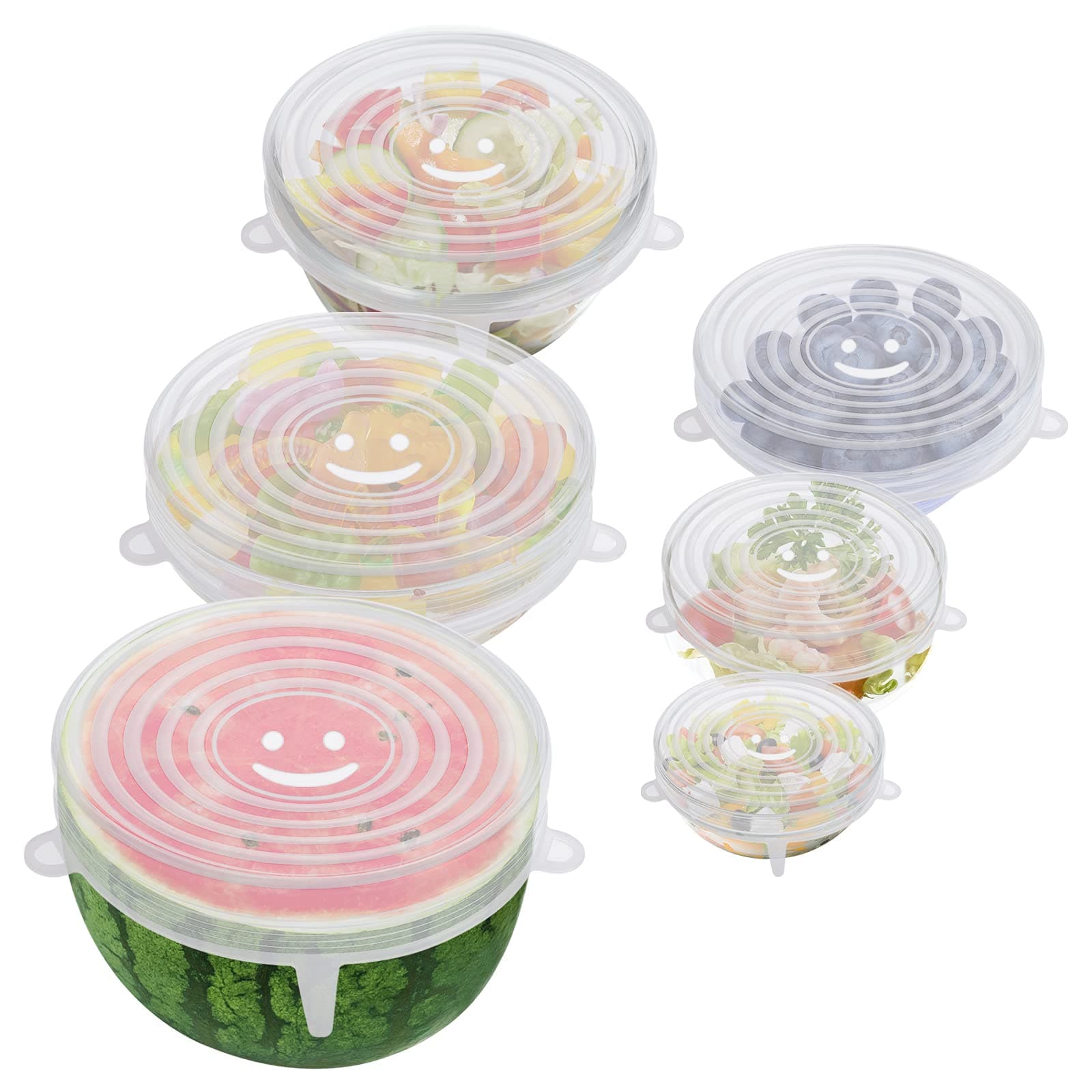 6PCS Silicone Stretch Lids