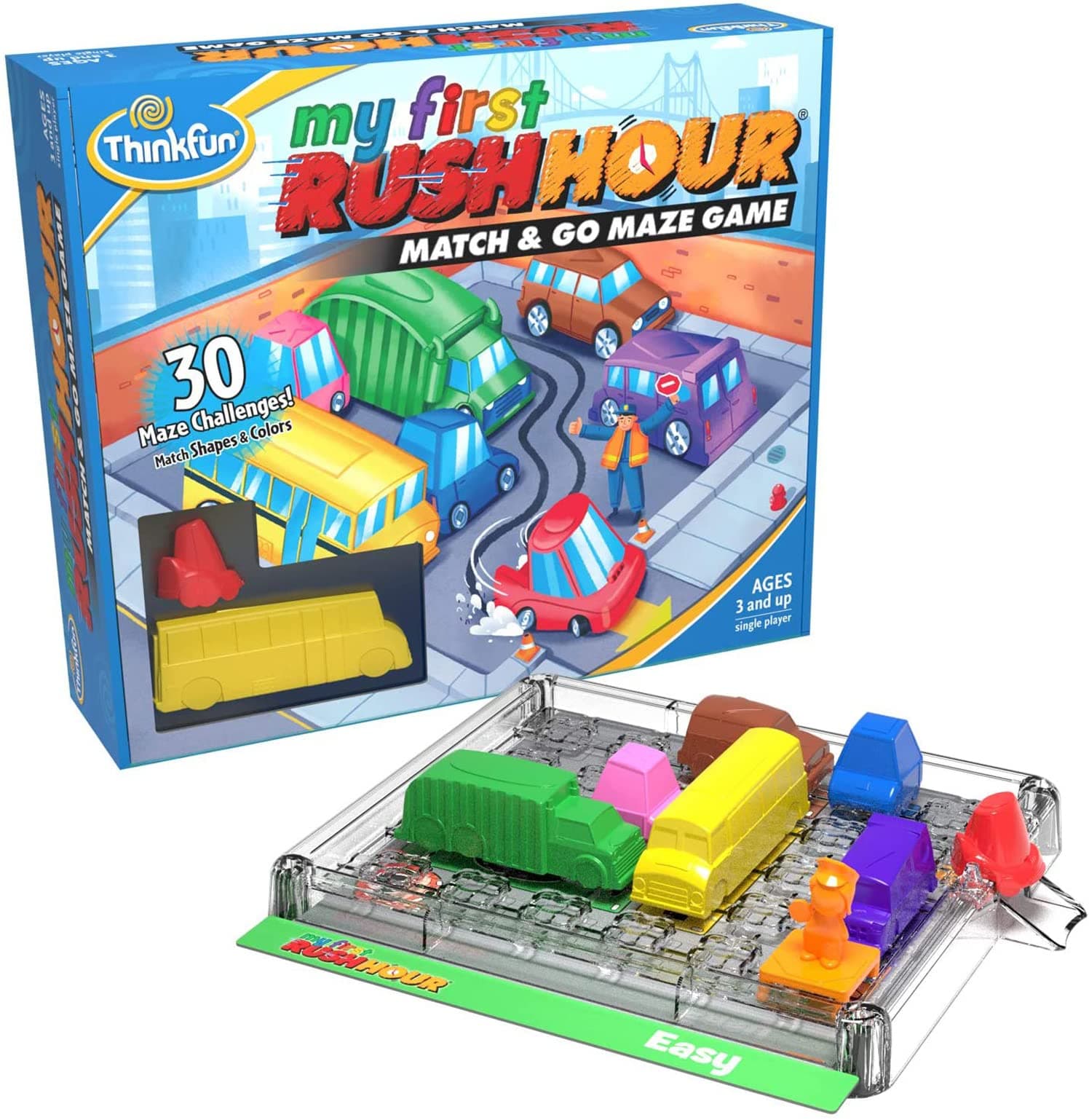 Thinkfun My First Rush Hour Brain Game and Stem Toy For Kids Age 3 Years Up - Educational Activities
