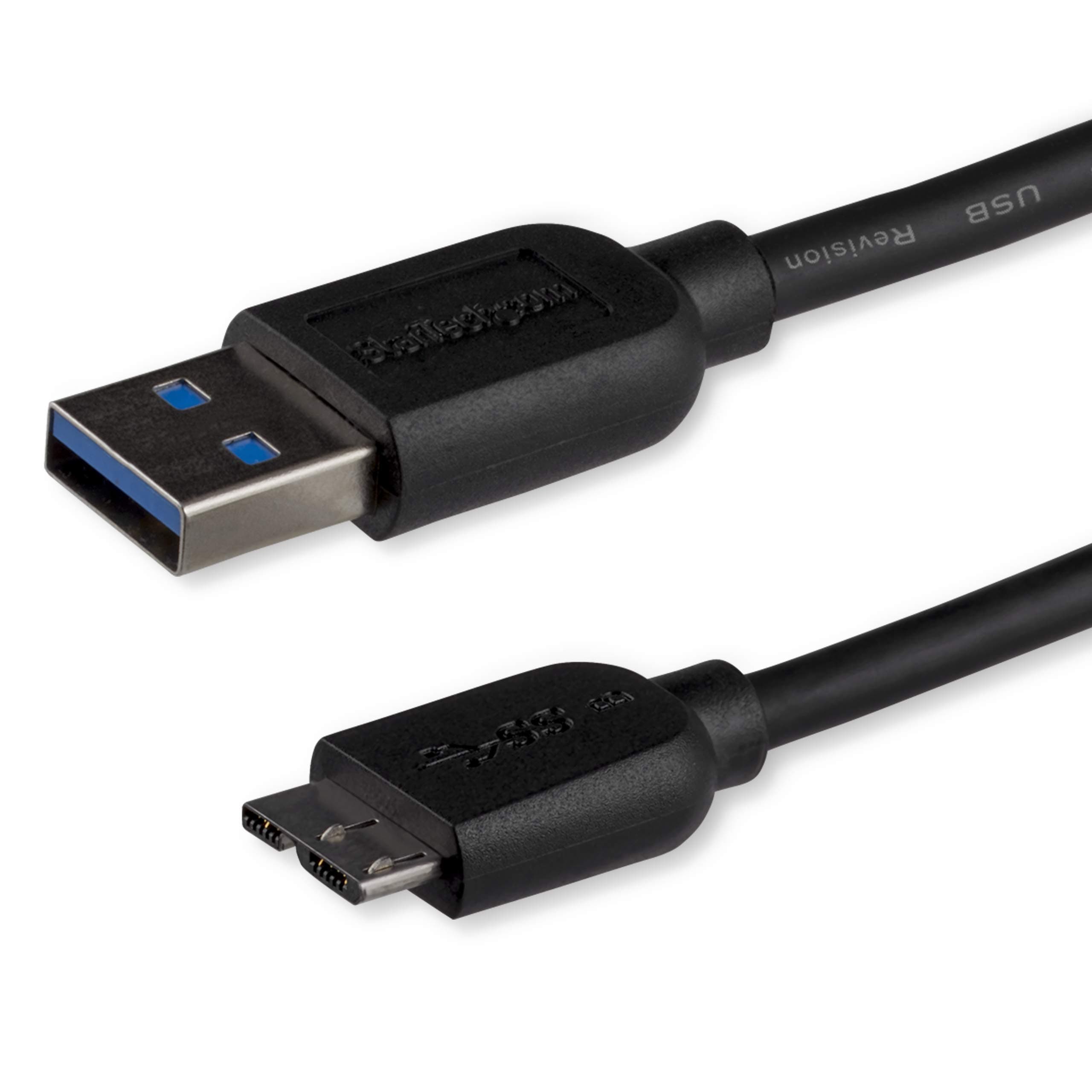 StarTech.Com 3M 10Ft Slim Usb 3.0 A To Micro B Cable M/M - Mobile Charge Sync For Smartphones And Tablets (Usb3Aub3Ms)