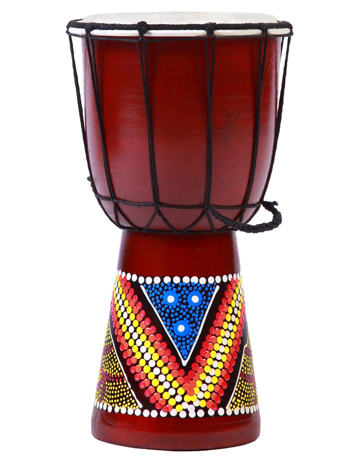 30cm Djembe Drum Bongo Colourfully Painted Children's Drum Handmade