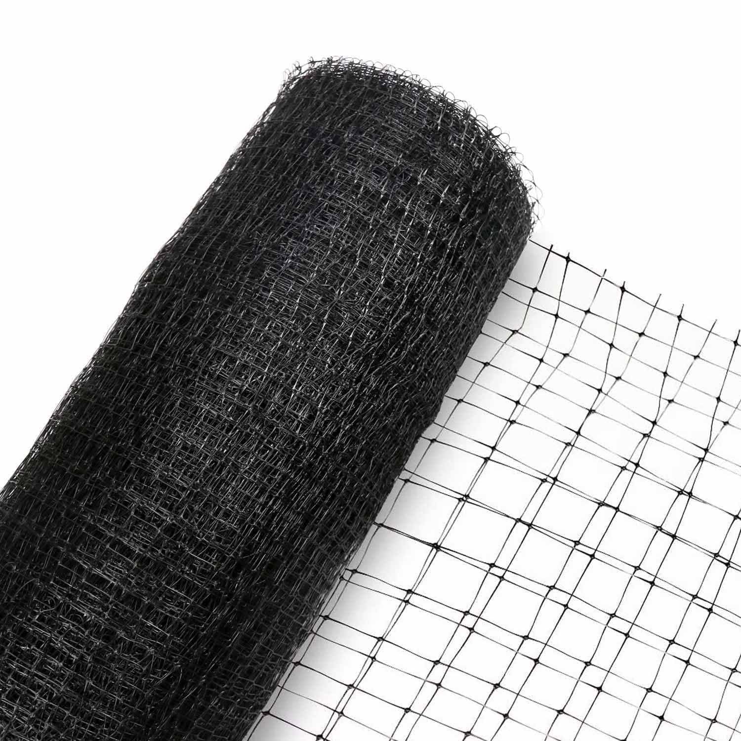 KLEWEE Bird Netting, 7.5 x 25 FT Heavy Plastic Duty Garden Netting to Protect Fruit Trees, Plants and Vegetables Against Birds, Deer, Squirrels and Other Animals
