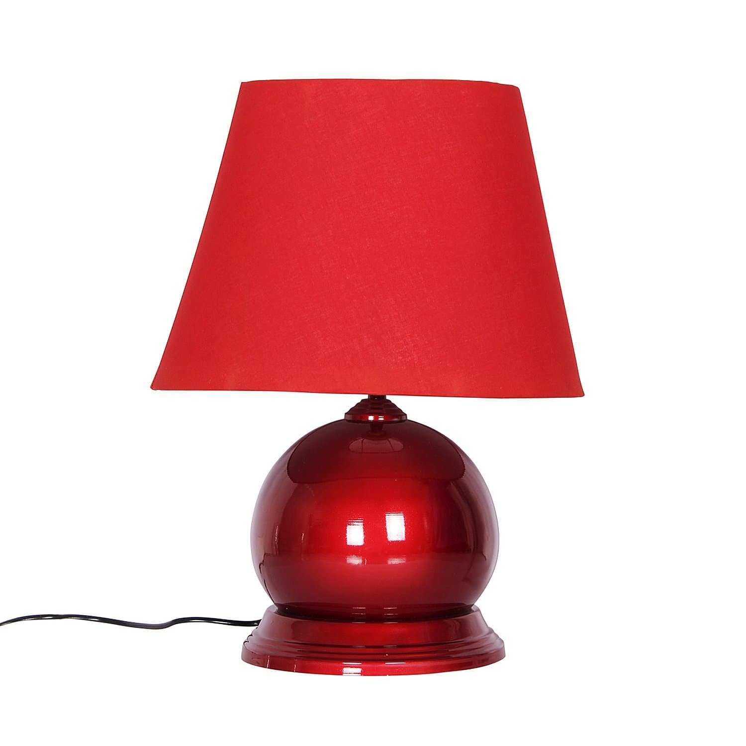 Kinora KIN-LS-012 Conical Shade Cherry Table Lamp (Red)