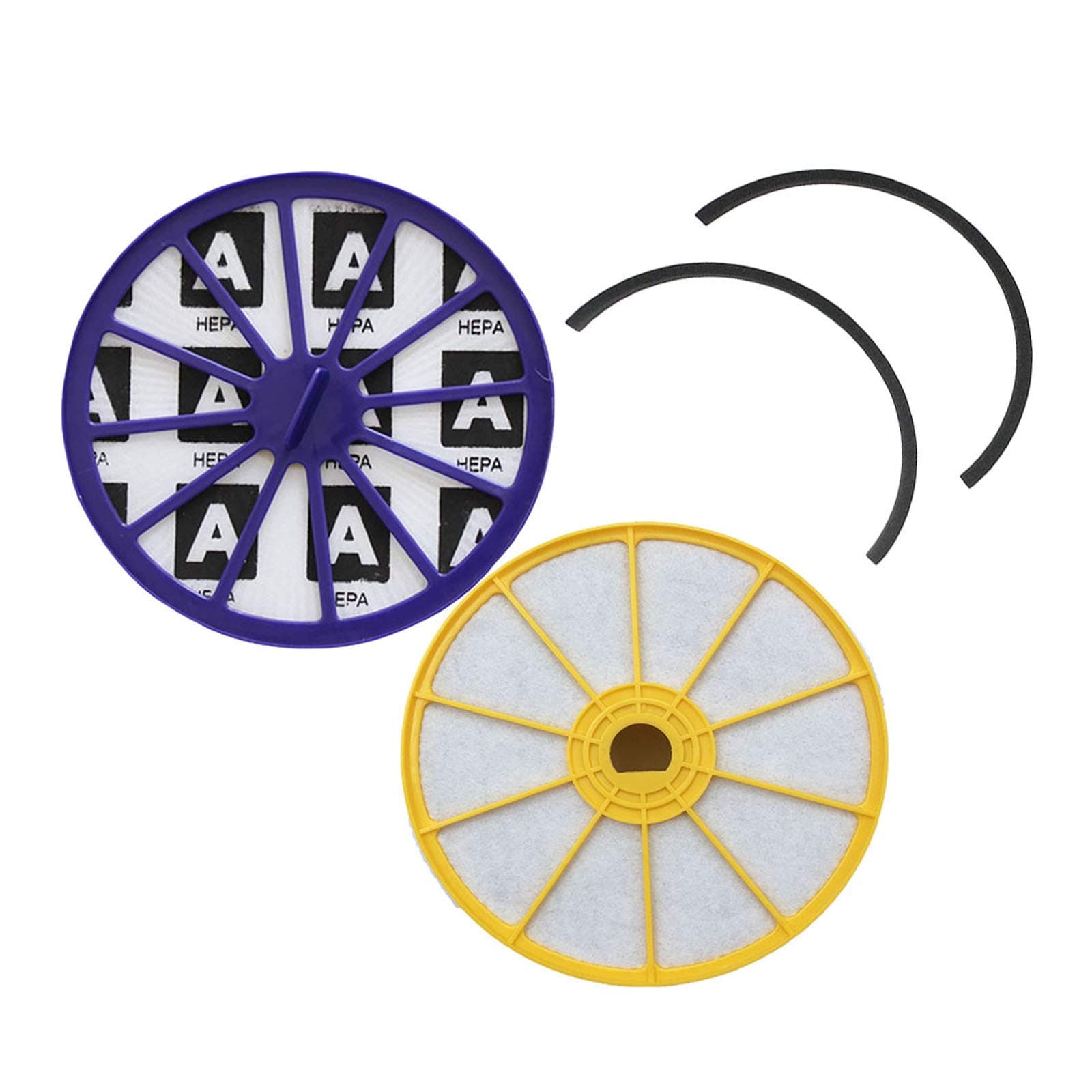 DC07 Replacement HEPA Filter Set Compatible with Dyson DC07 Series Animal All Floors Vacuum Cleaner Part 901420-02 904979-02,Pre-Motor & Post-Motor HEPA Filter & Seals