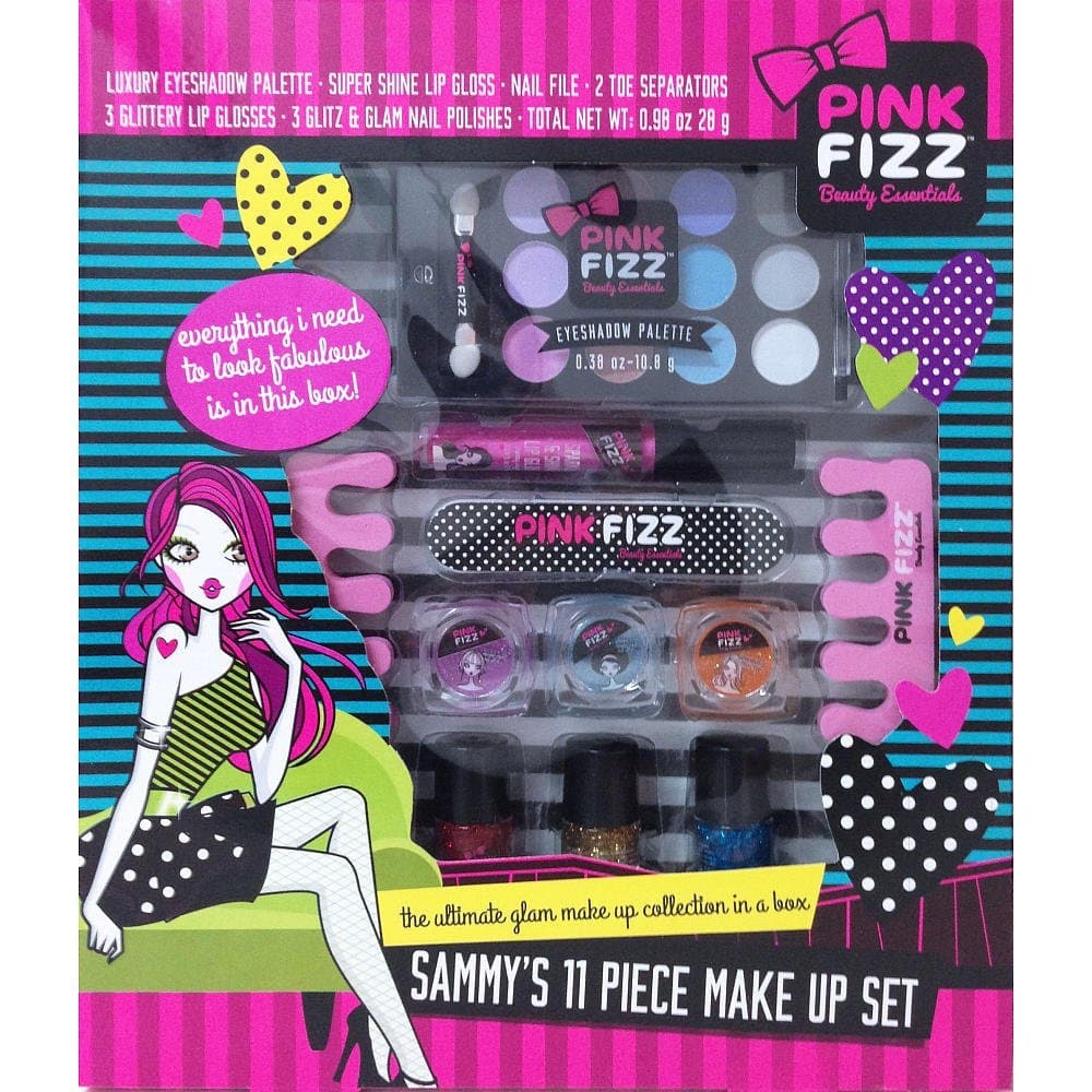 Best Accessory Group Pink Fizz Makeup Set, 11 Piece