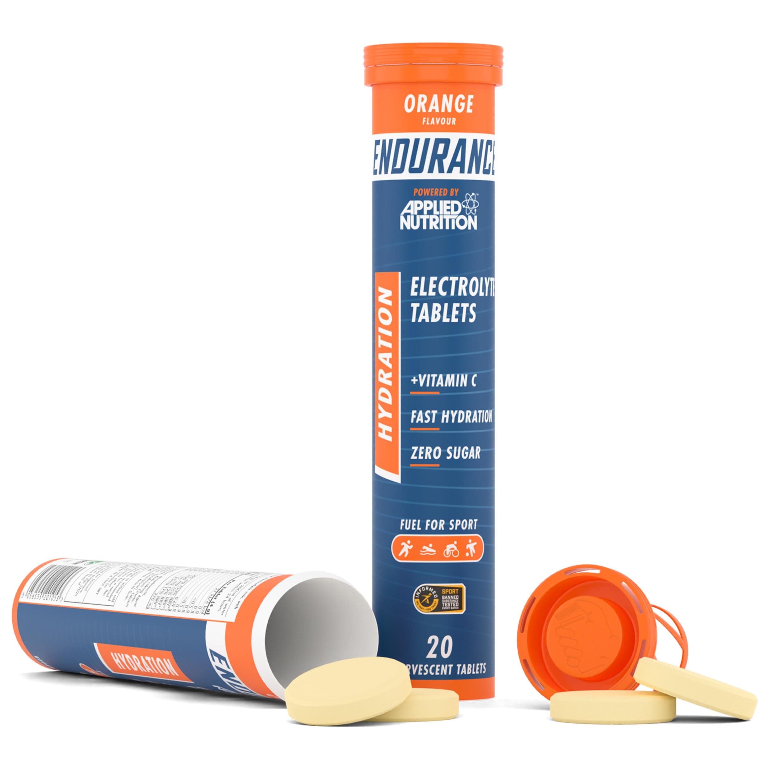 Endurance - Hydration Electrolyte Tablets 6x80g - Orange