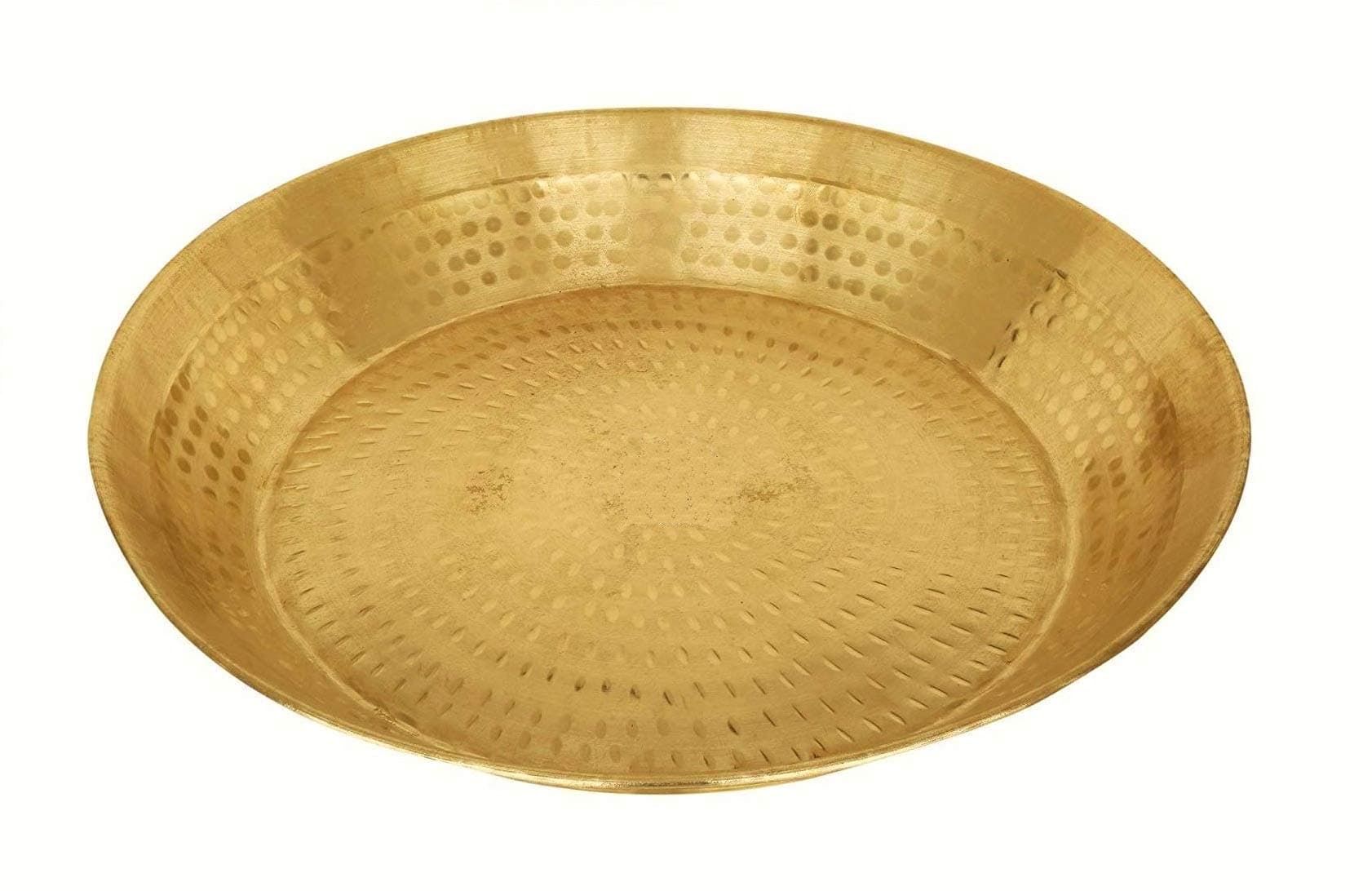 kitchen king Brass Platter (Golden Bronze)