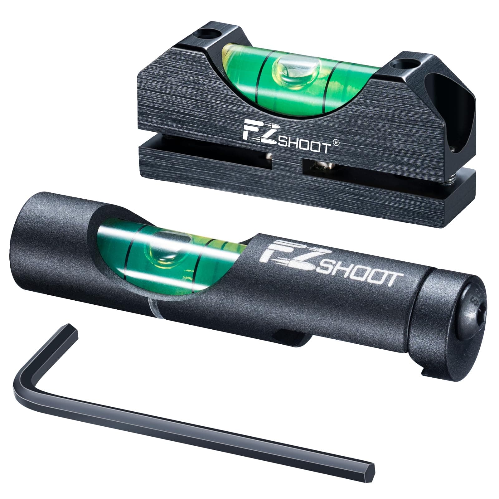 EZshootScope Leveling Kit, Scope Level for Single Picatinny Rail and Universal Magnetic Scope Level Tool,High Precision Scope Bubble Level