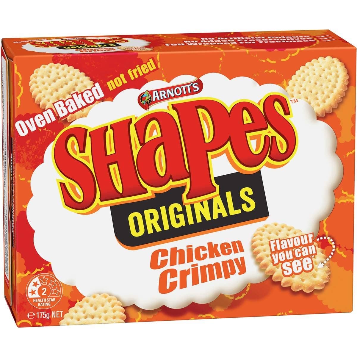 Shapes Chicken Crimpy 175g