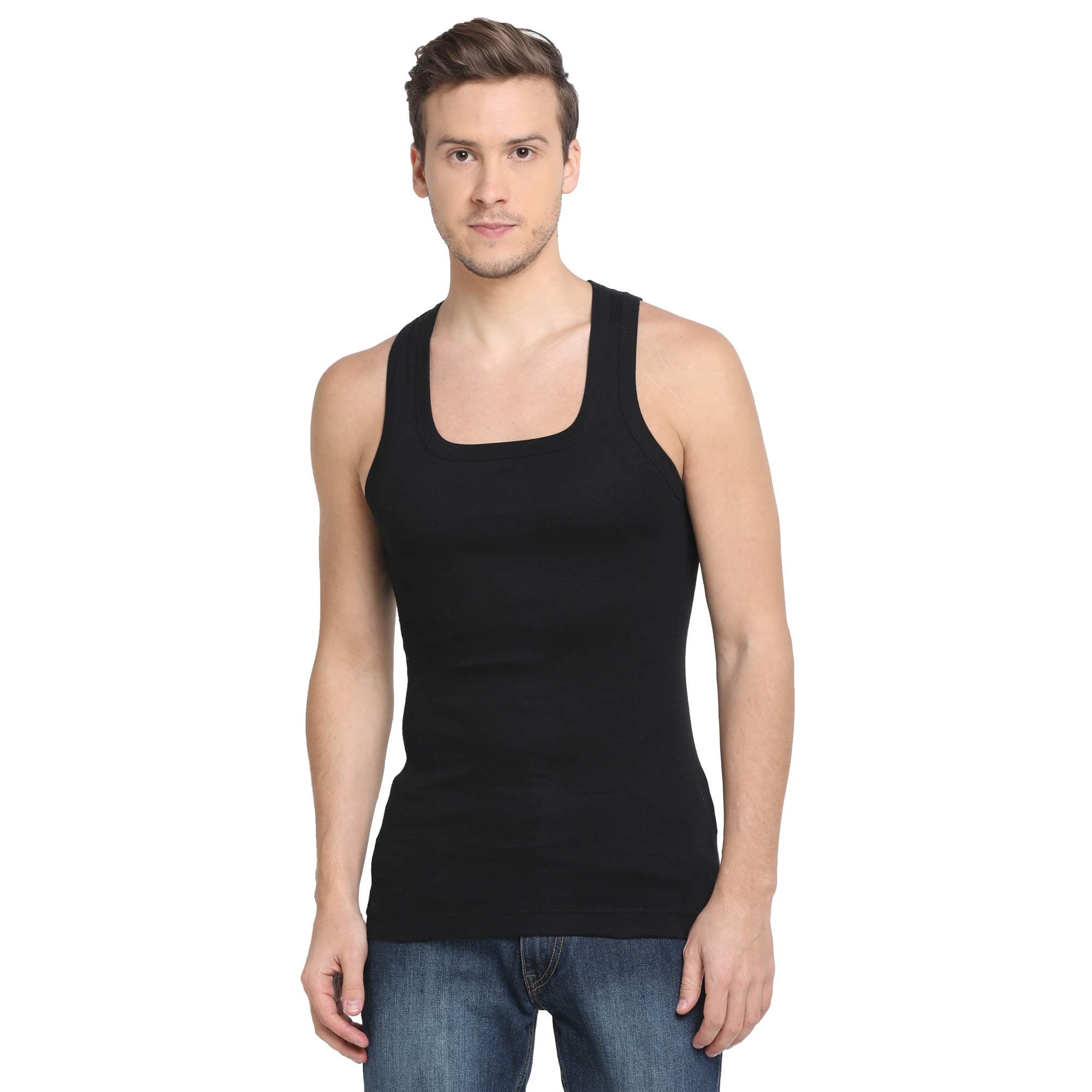 Dixcy Scott Men’s Vest Slim Fit Solid innerwear