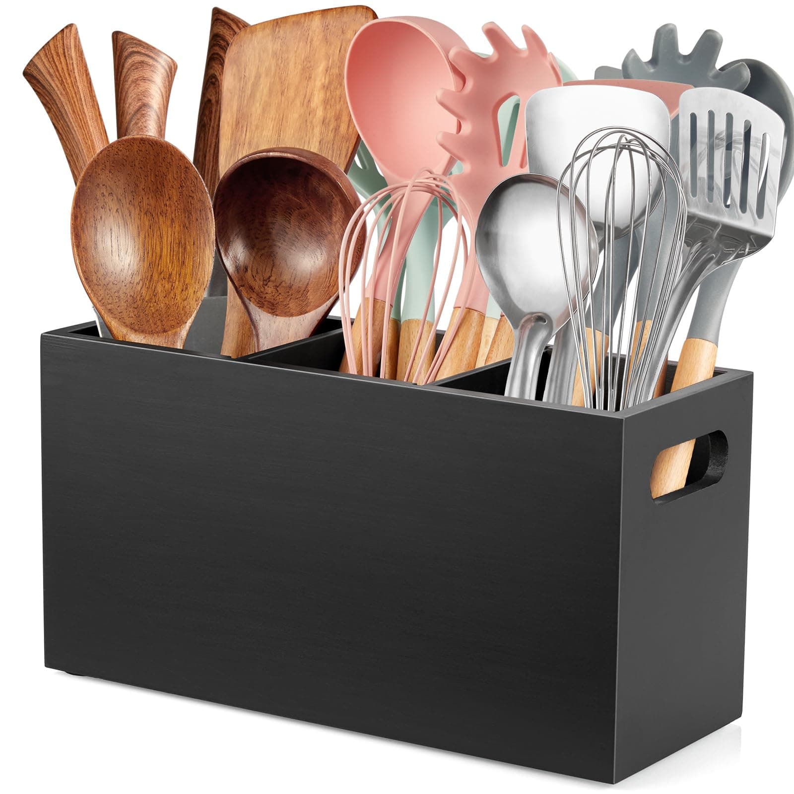 Black Utensil Holder