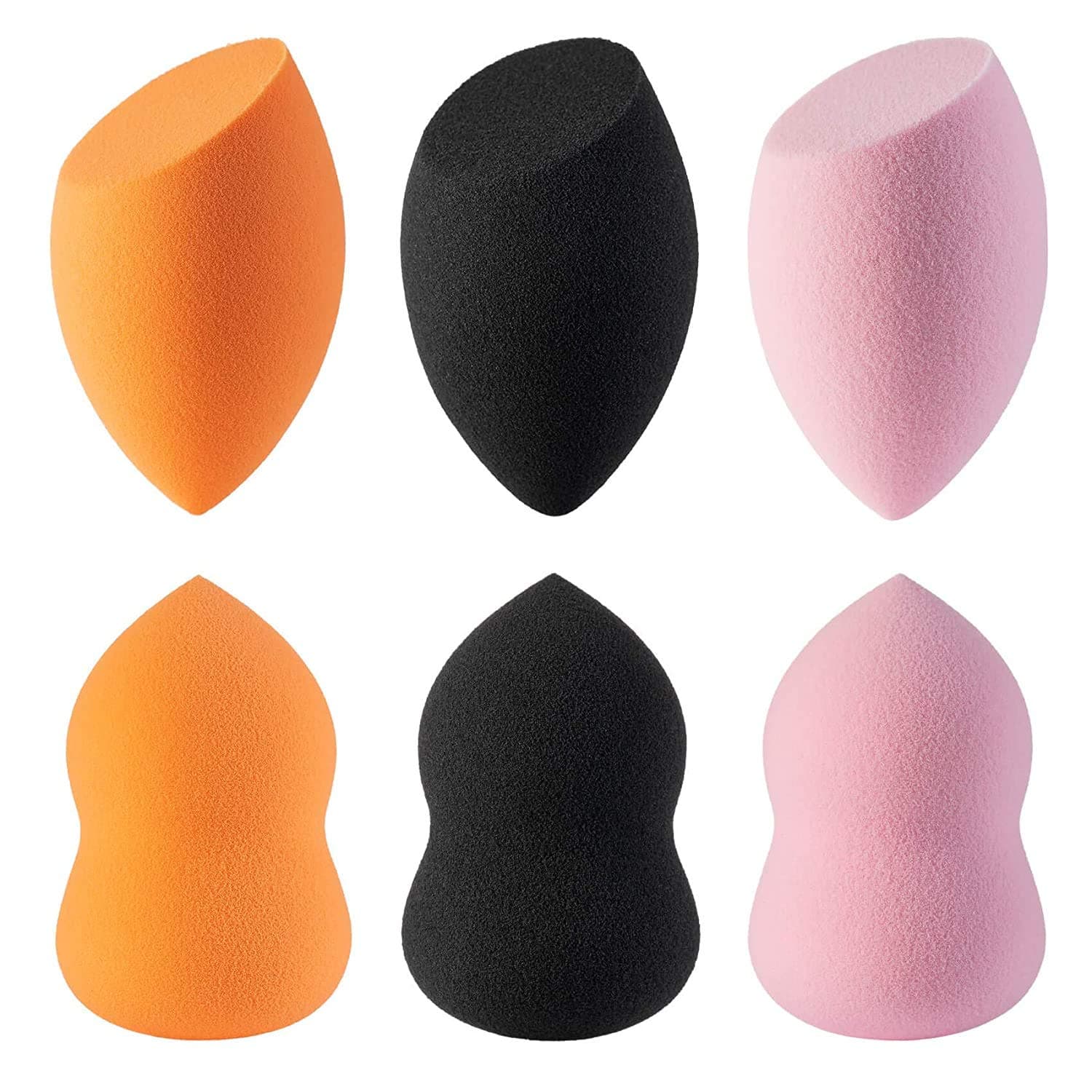 Make up Sponges Makeup Sponge Puff Makeup Blending Sponge Makeup Blender Foundation Sponge Concealer Sponge Applicator Sponges (6 count)