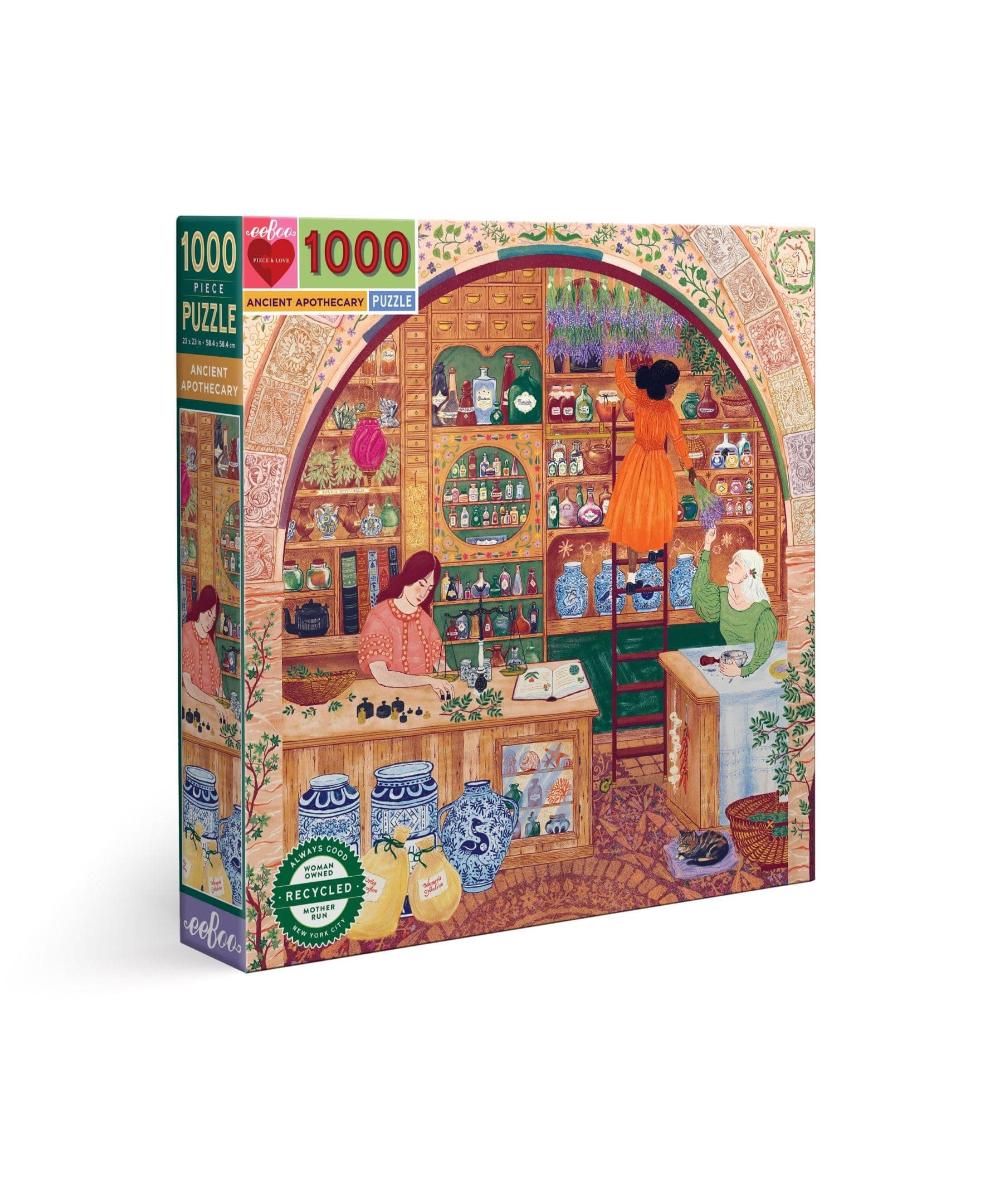 eeBoo Puzzle 1000 pièces : Ancient Apothecary