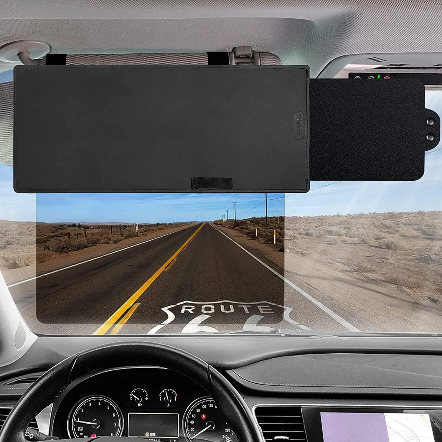 Veharvim Visor Extension for Car Visor with Slider