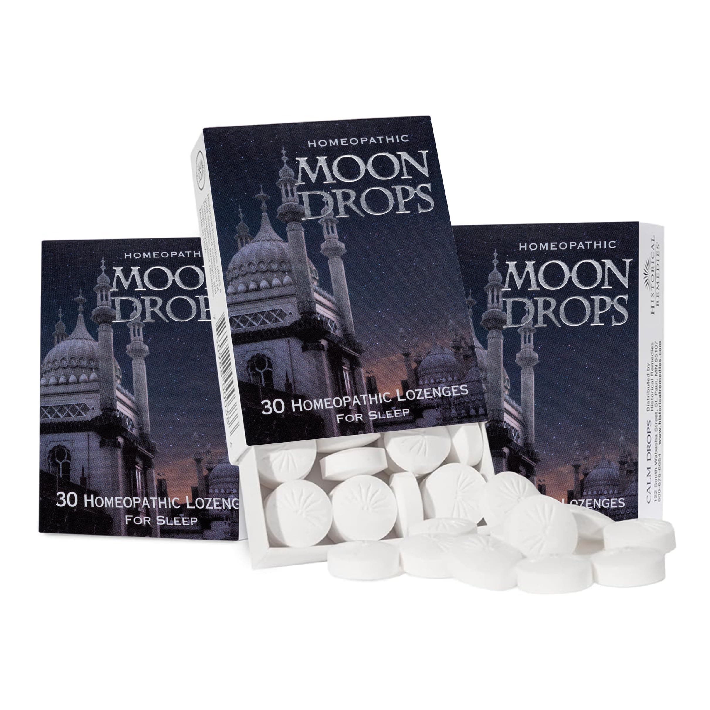 Homeopathic Moon Drops, 30 Count, Pack of 3