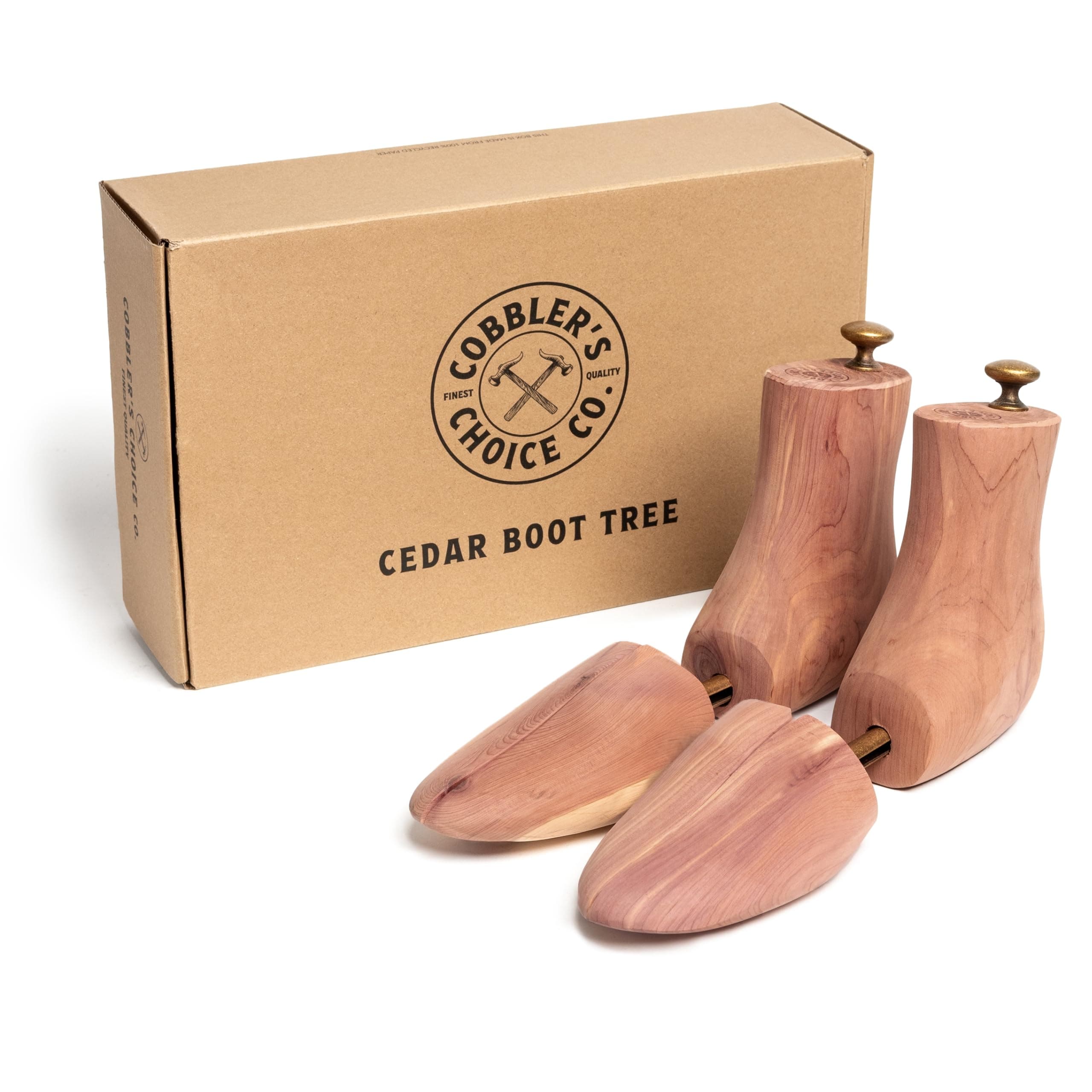 - Cobbler's Choice Men's Cedar Boot Tree - All Natural Aromatic Cedar Wood - Premium Construction & Unbeatable Quality
