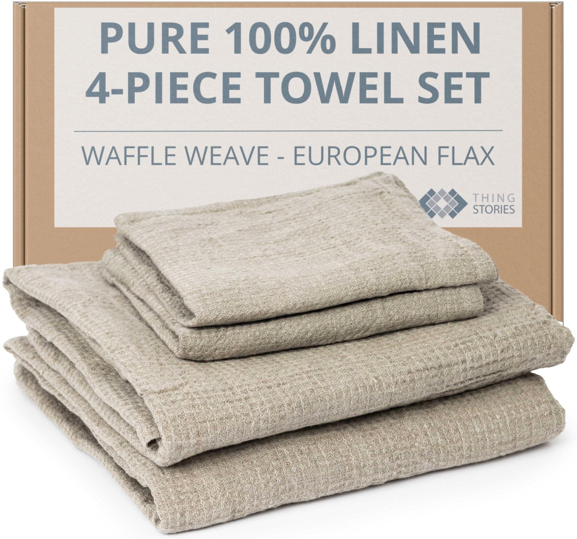 100% Linen Towels Set