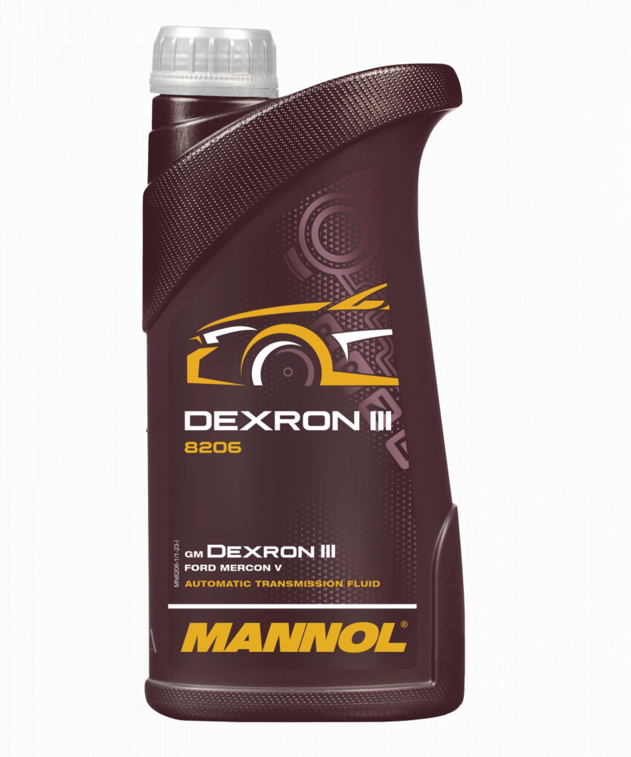 Mannol DEXRON 3 Automatic Plus, 1L Transmission Fluid for Smoother Shifting, Longer Life, Enhanced Performance, and Better Protection for Your Vehicle