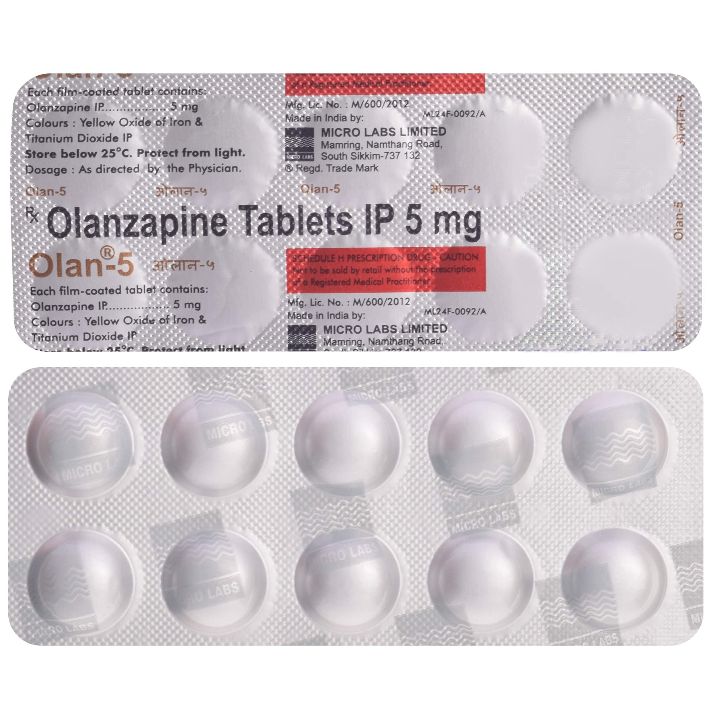 Olan- 5 - Strip of 10 Tablets