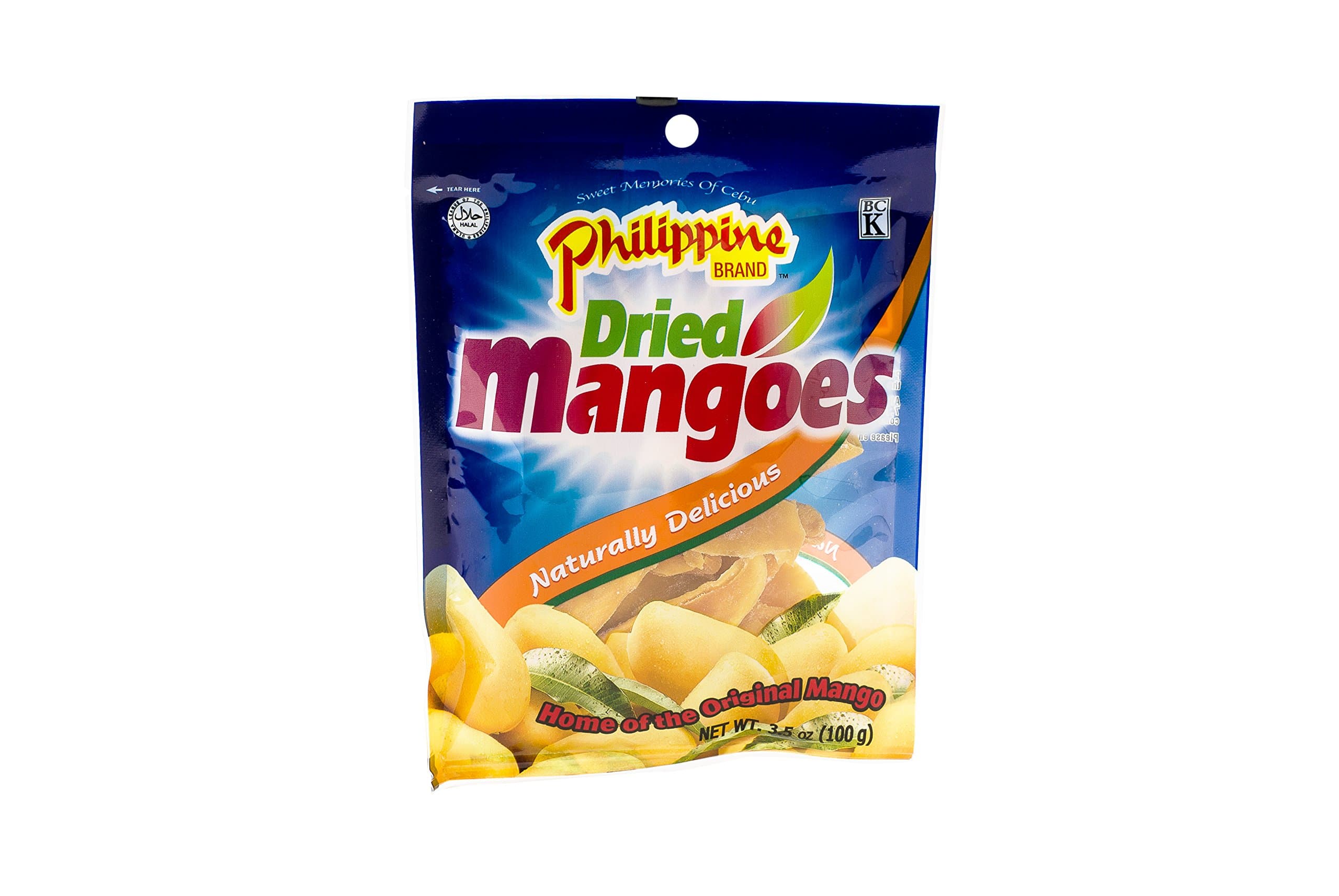 Philippine Brand - Dried Mangoes (Net Wt. 3.53 Oz.)