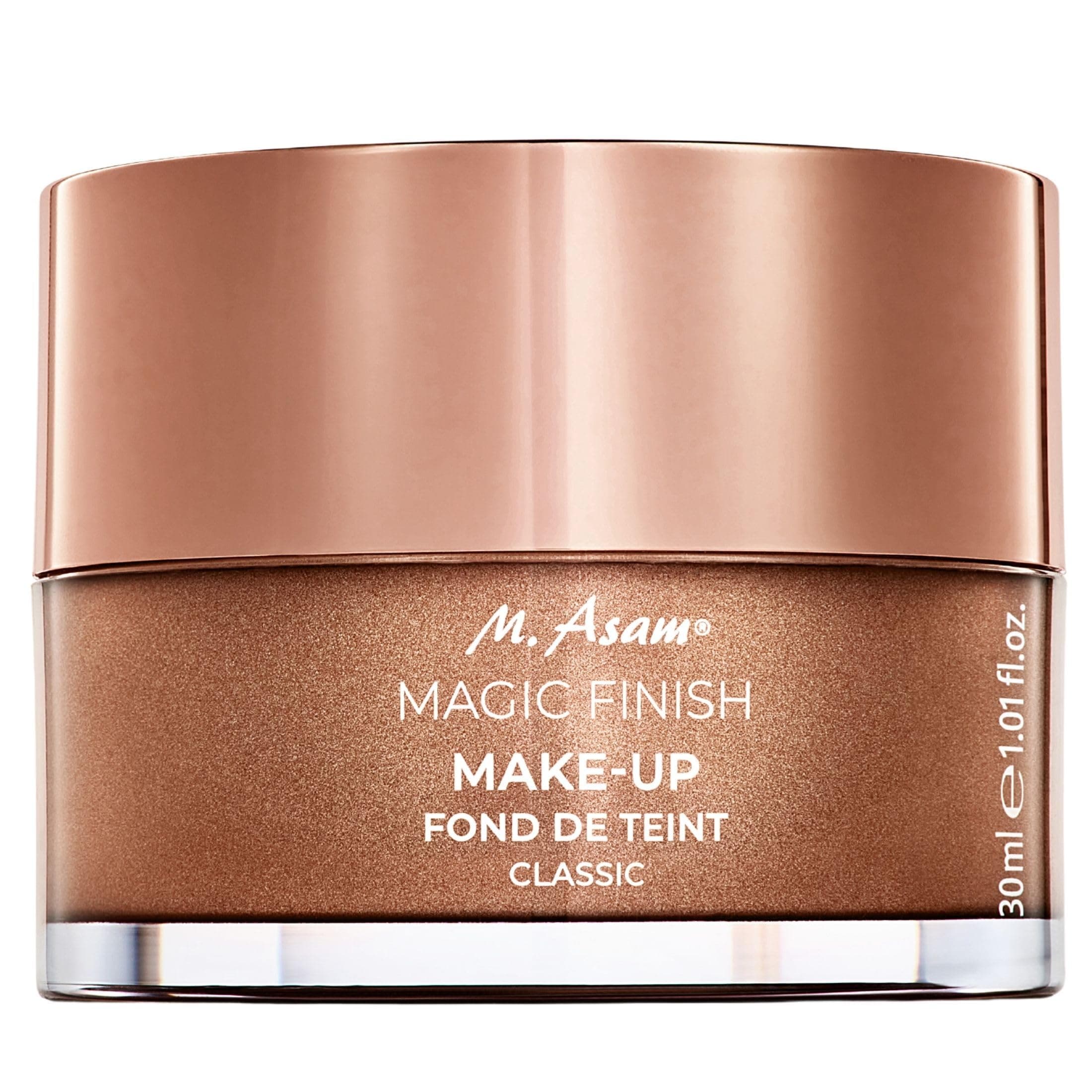 M. Asam Magic Finish Make-Up Mousse Classic (1.01 Fl Oz) – 4in1 Primer, Foundation, Concealer & Powder With Buildable Coverage, Hides Redness And Dark Spots, Vegan, For Light To Medium Skin Tones