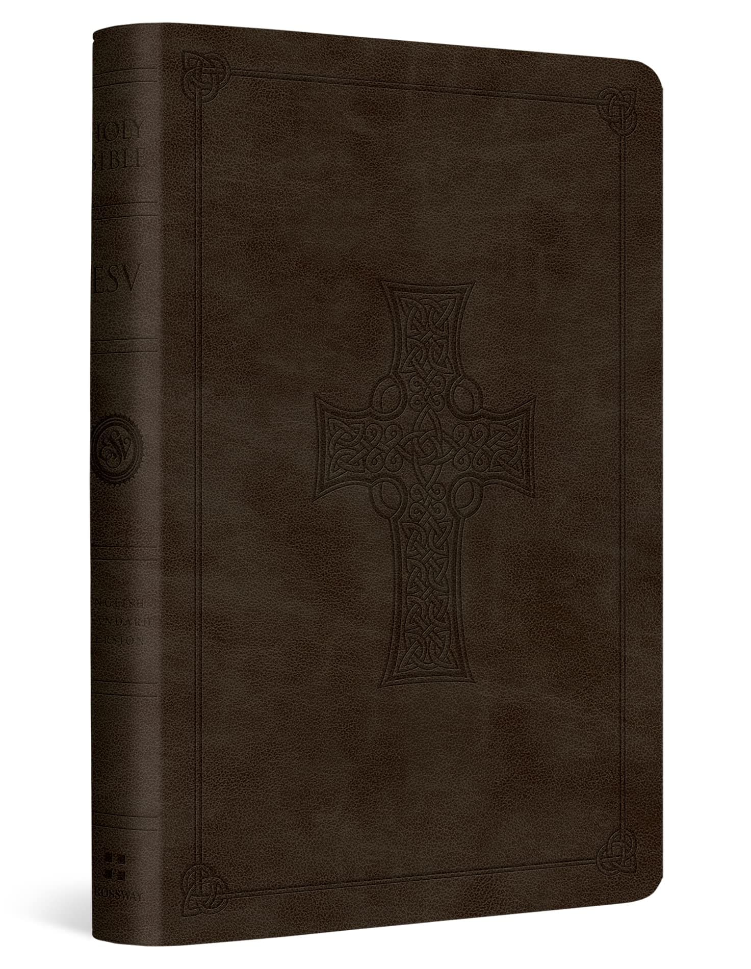 ESV Value Compact Bible (TruTone, Olive, Celtic Cross Design): ESV Value Compact Trutone, Olive, Celtic Cross Design Imitation Leather – 30 April 2015