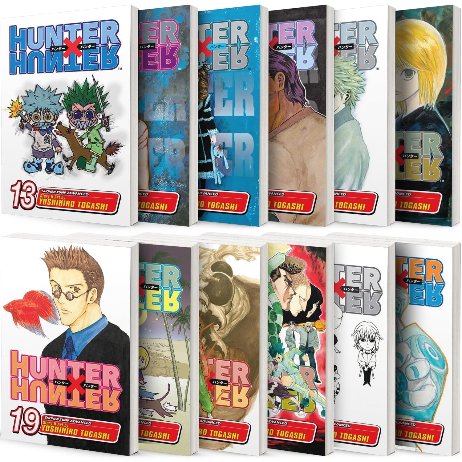 Hunter x Hunter Manga Set, Vol. 13-24