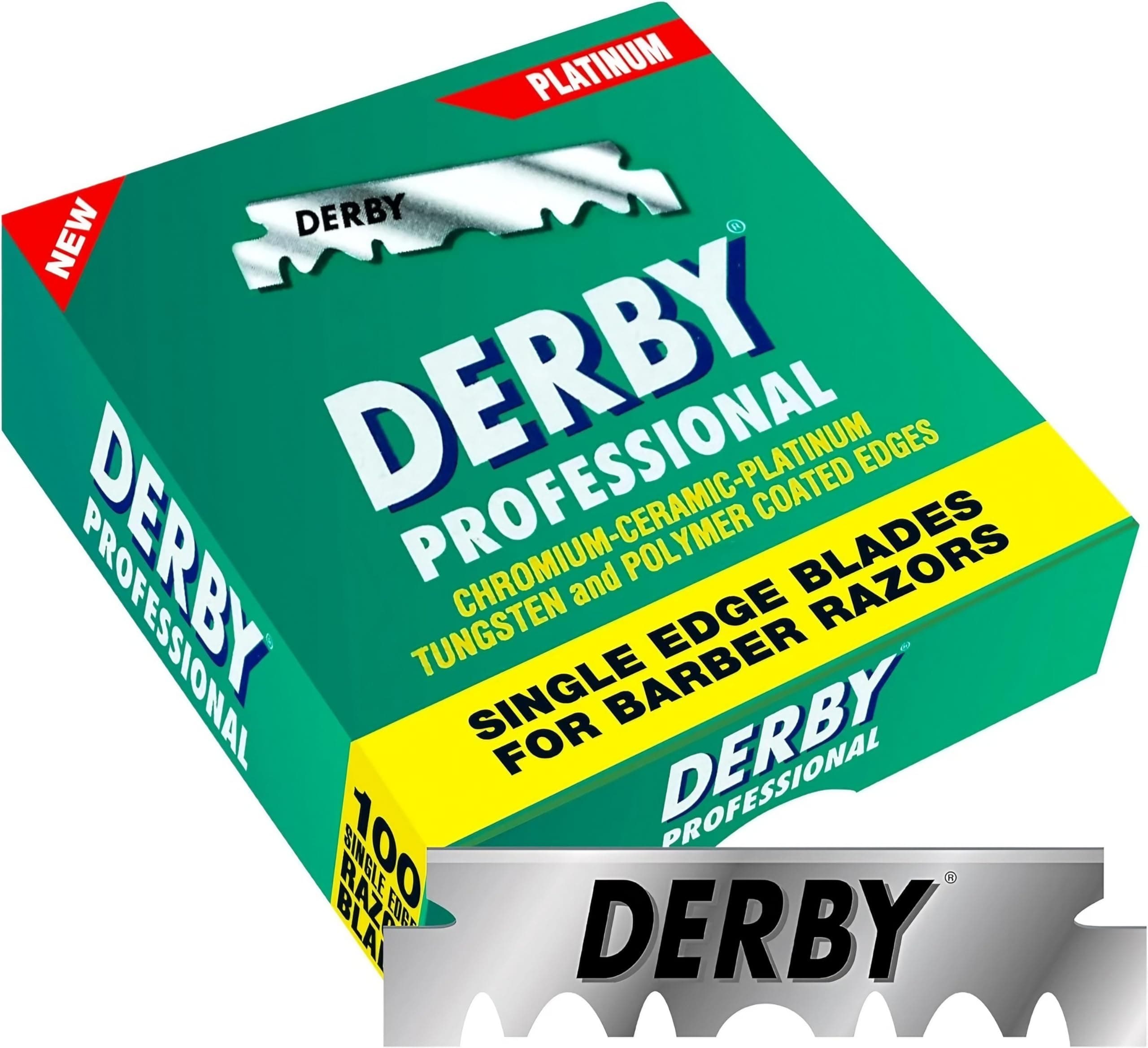 Derby Professional Single Edge Razor Blade 100 Pieces